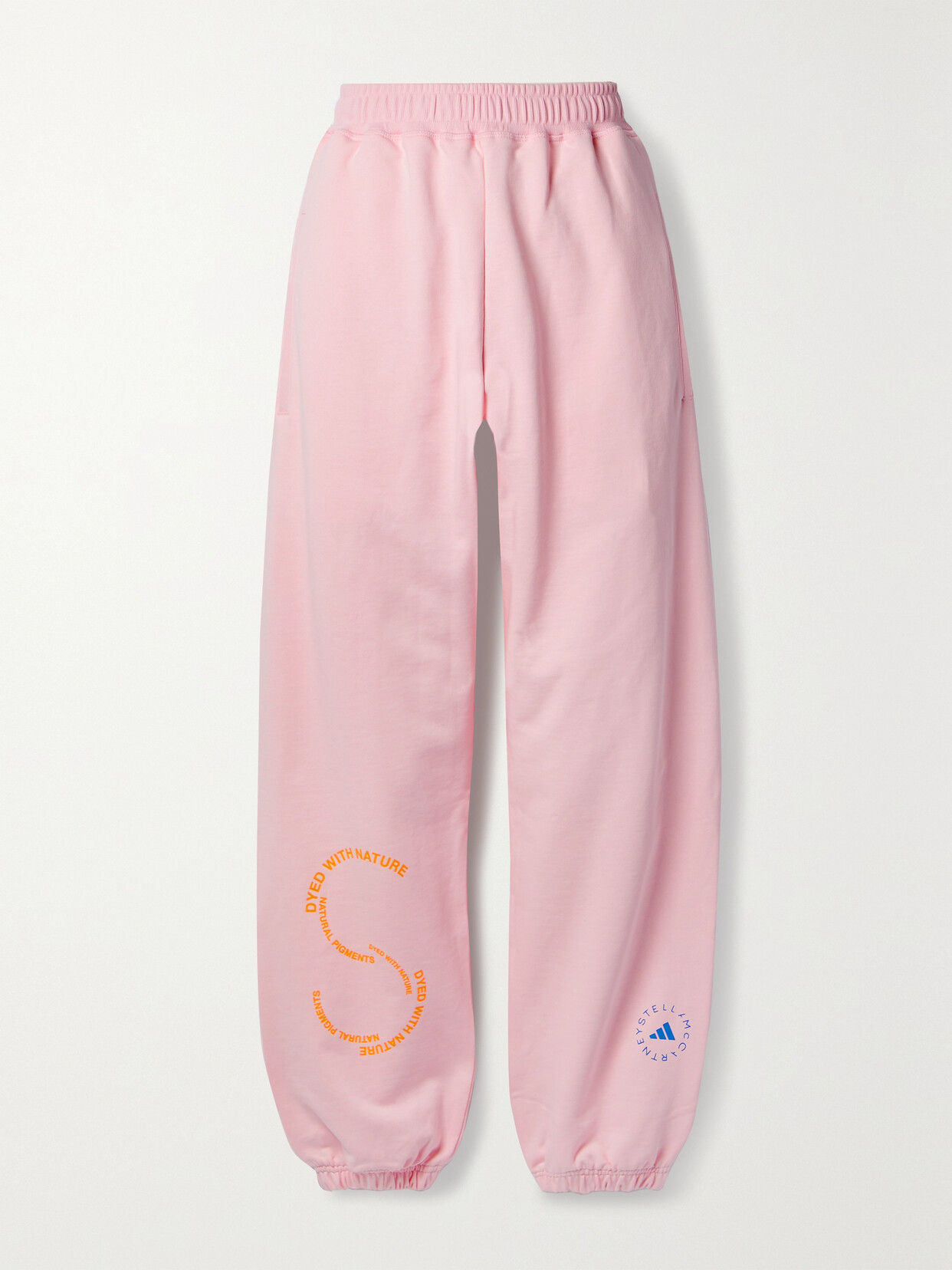 adidas by Stella McCartney - Printed Organic Cotton-jersey Track Pants - Pink