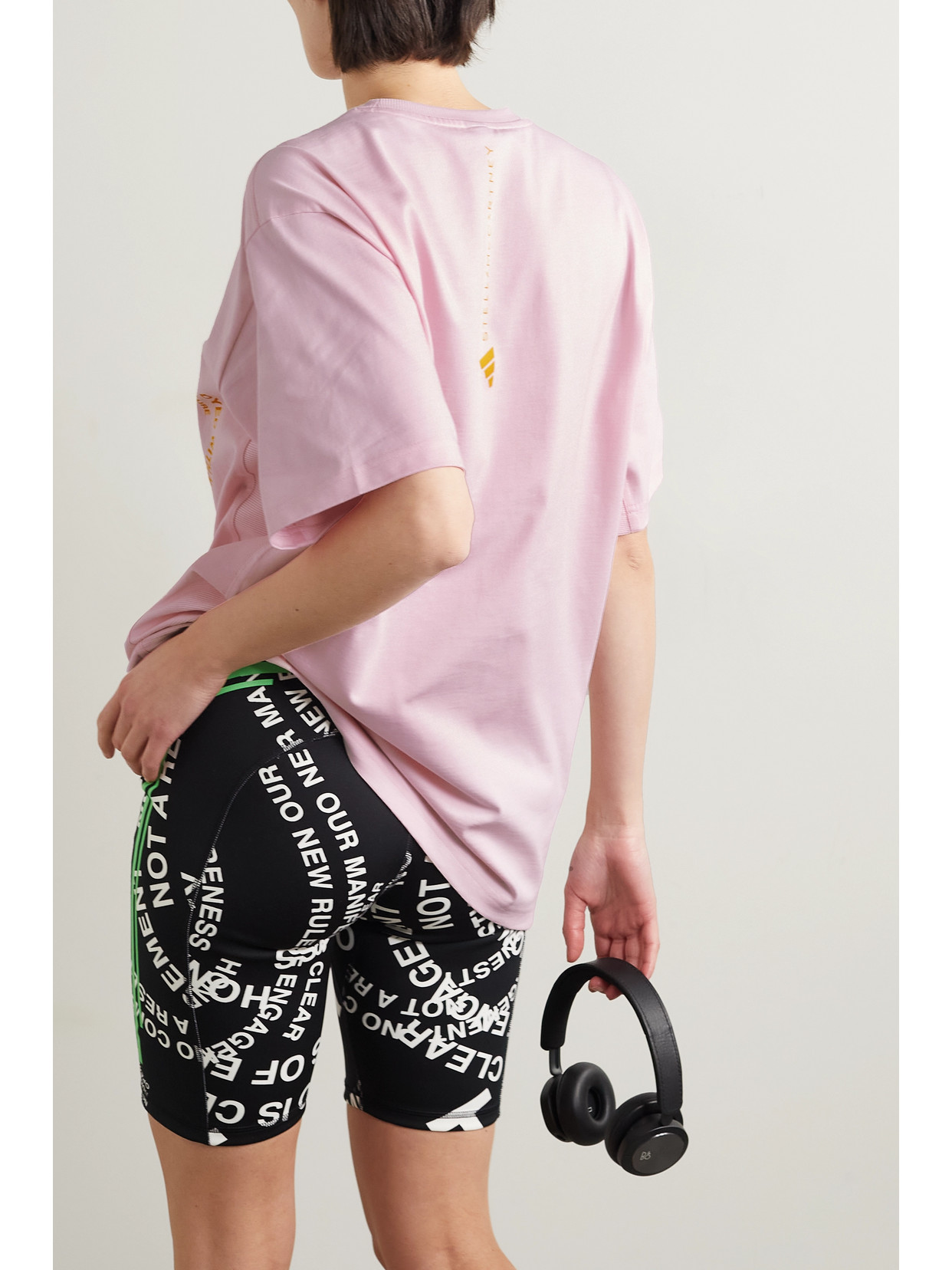 Adidas By Stella Mccartney Logo-print T-shirt In F Tropic Bloom