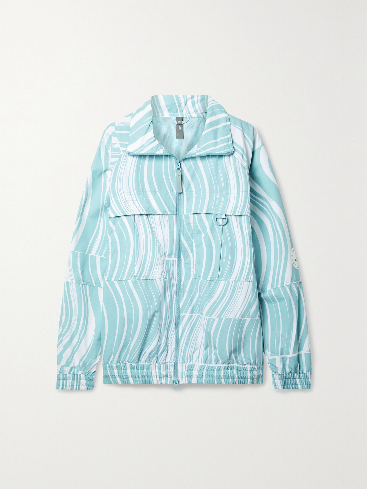 adidas by Stella McCartney - Truecasuals Printed Recycled-shell Jacket - Blue