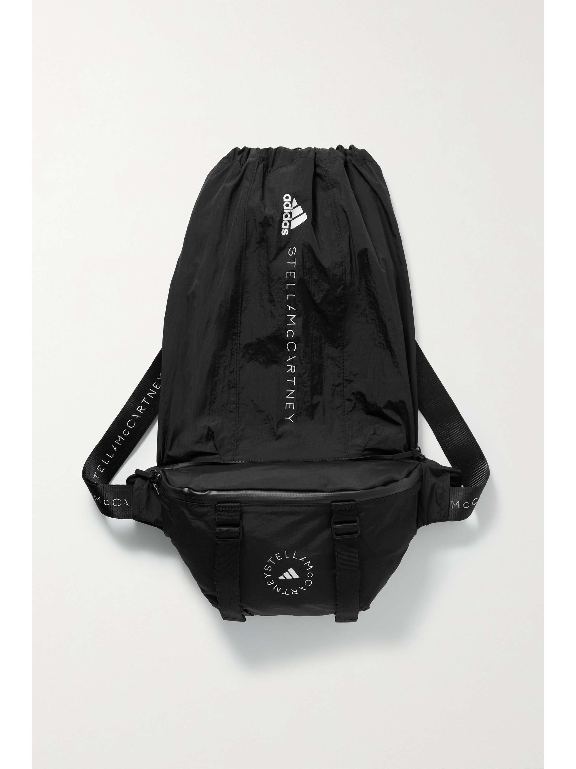 ADIDAS BY STELLA MCCARTNEY Convertible printed recycled-shell belt bag