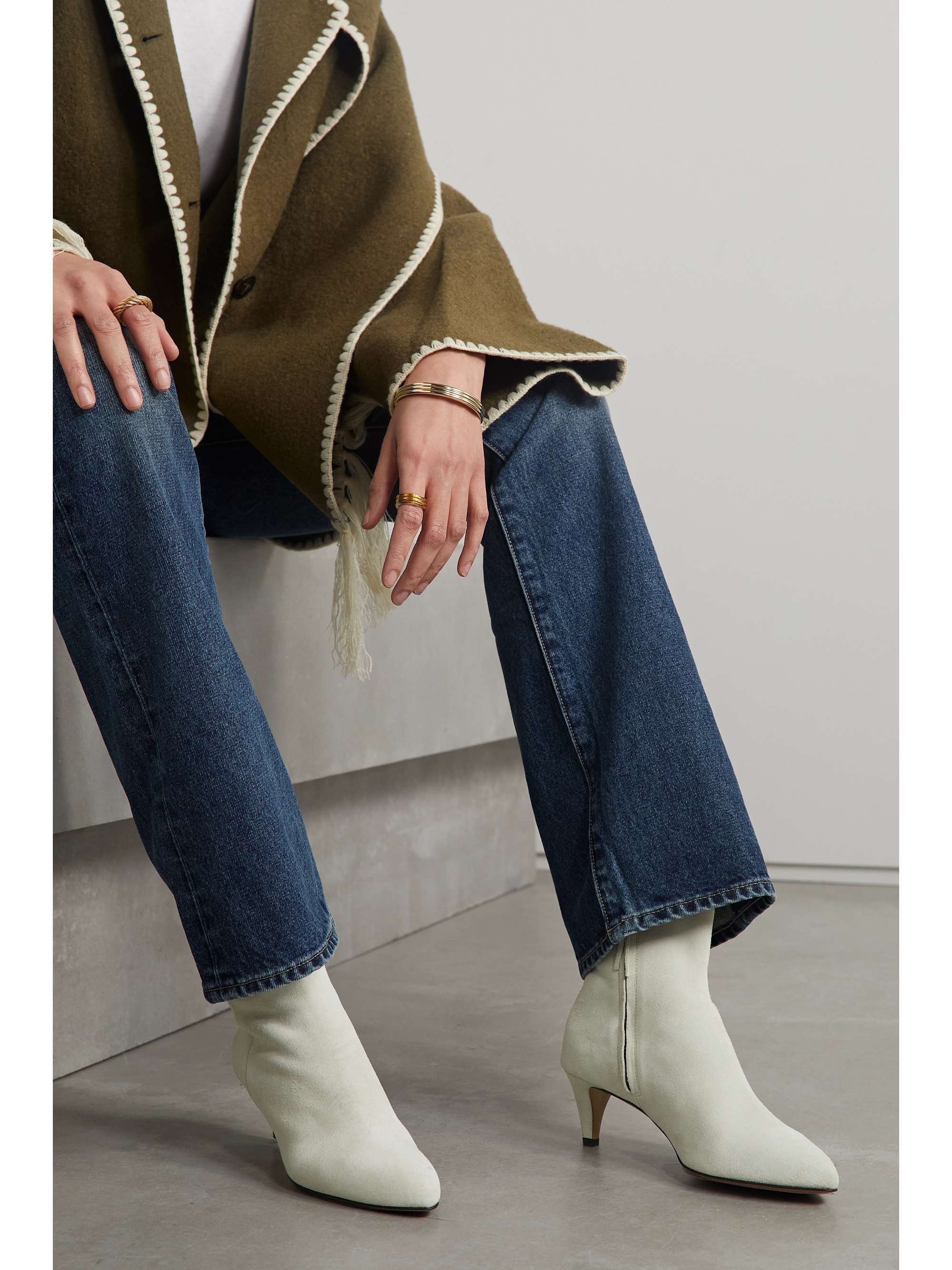 ISABEL MARANT Bottines en daim Deone