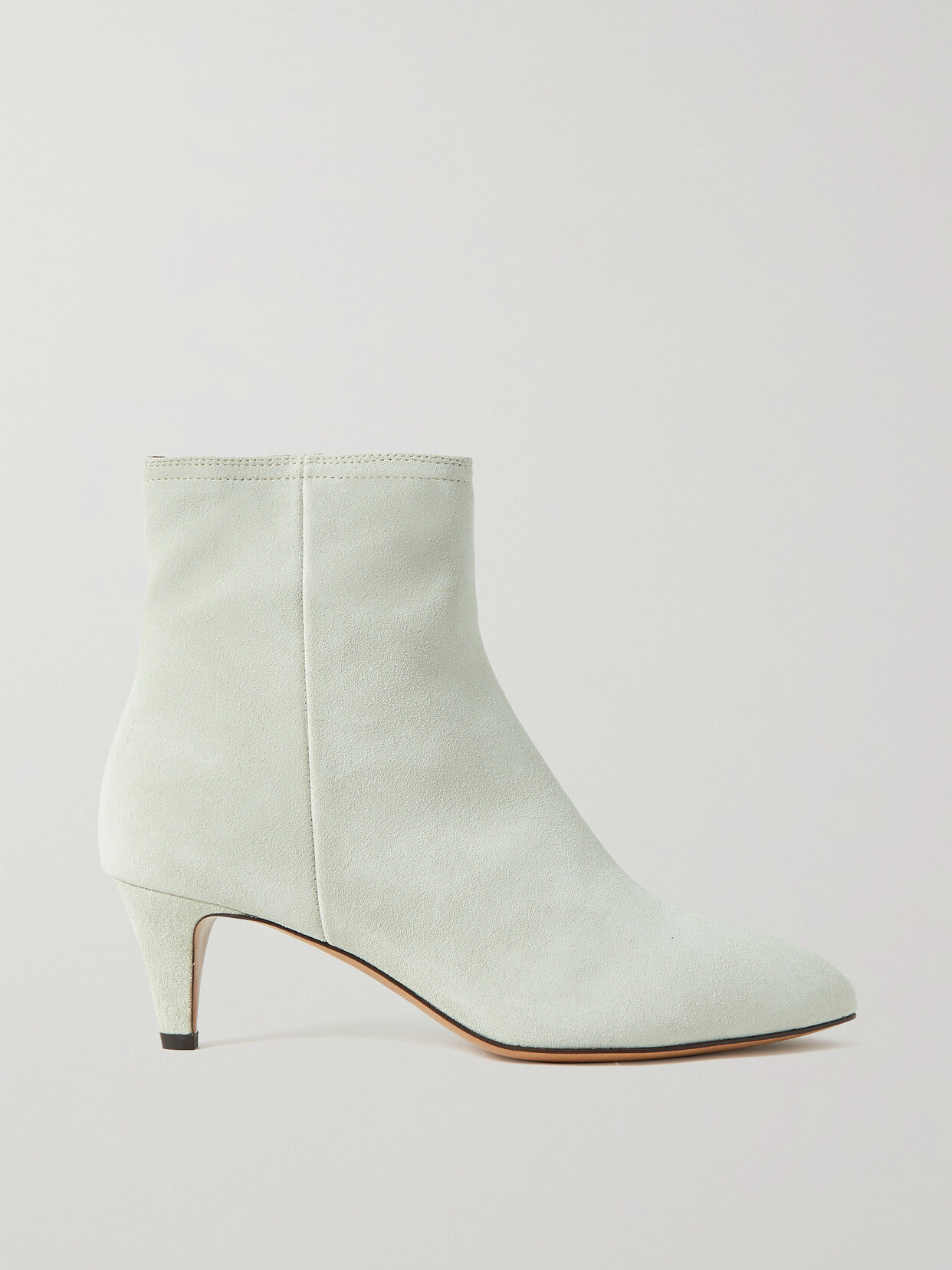 Isabel Marant - Deone Suede Ankle Boots - Ecru