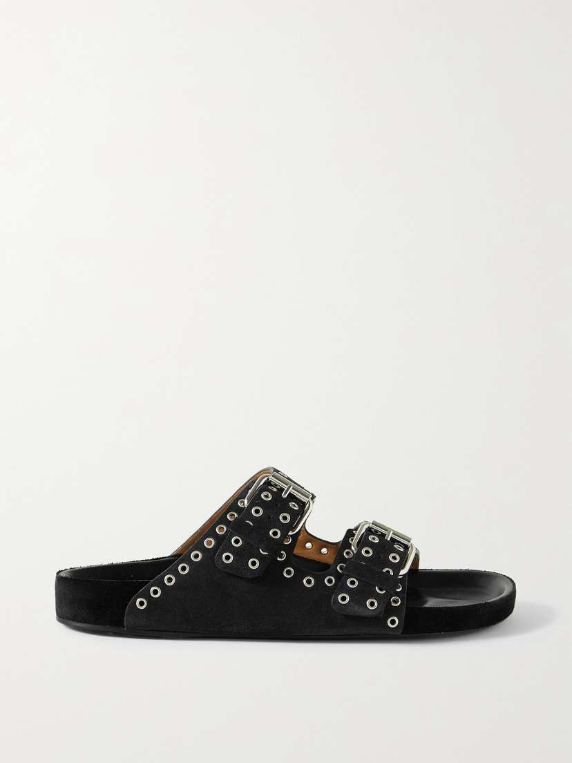 Isabel Marant Lennyo Studded Leather Slides