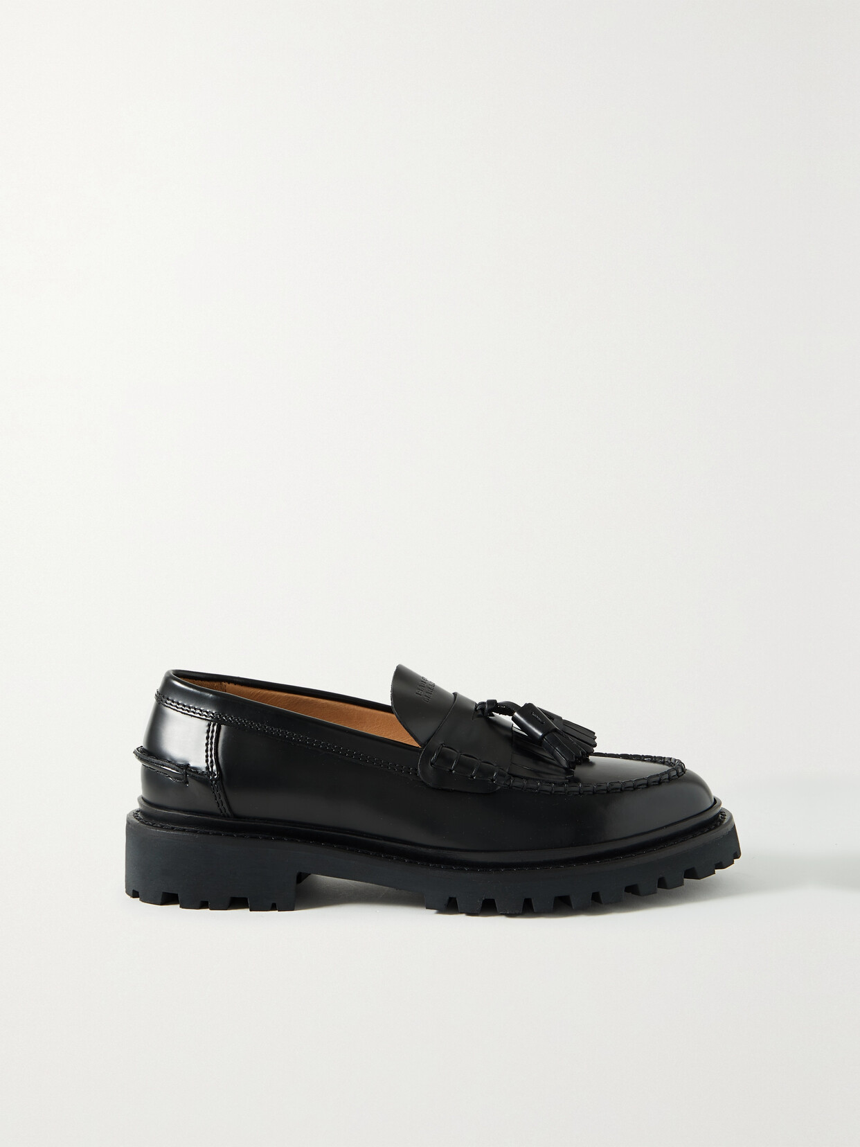 Isabel Marant Frezza Tasseled Glossed-leather Loafers
