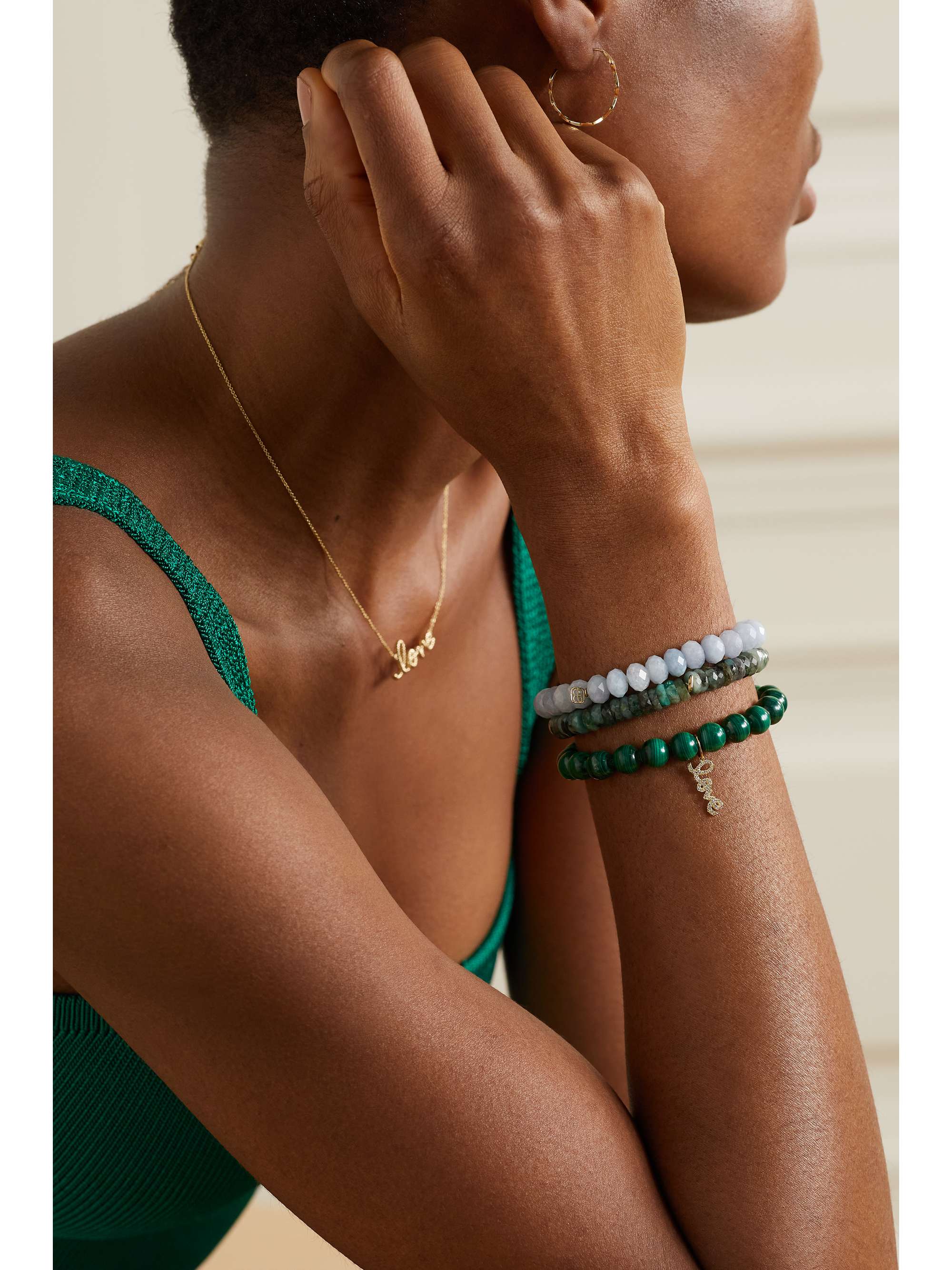 Love script hotsell bracelet