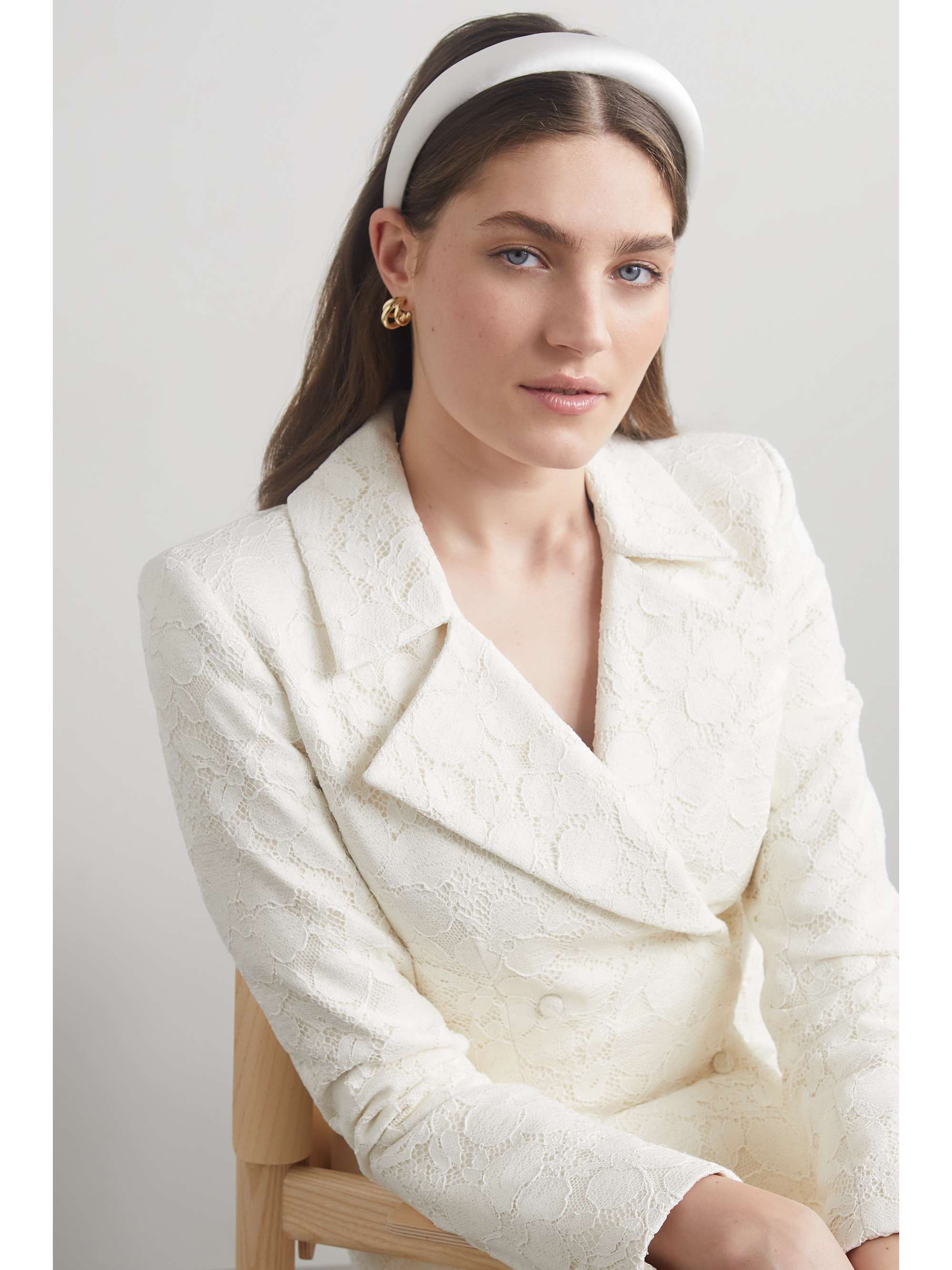 JENNIFER BEHR Tori silk-satin headband