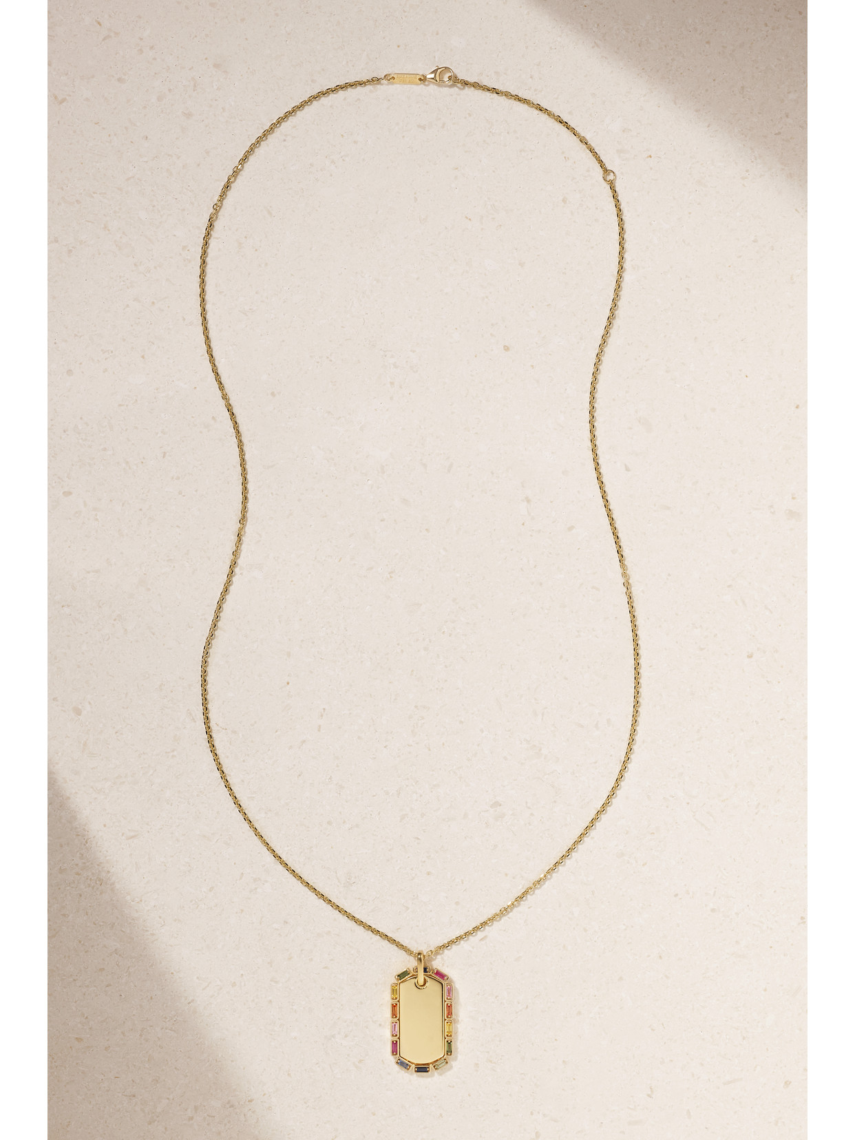 Suzanne Kalan 18-karat Gold Sapphire Necklace In Gold