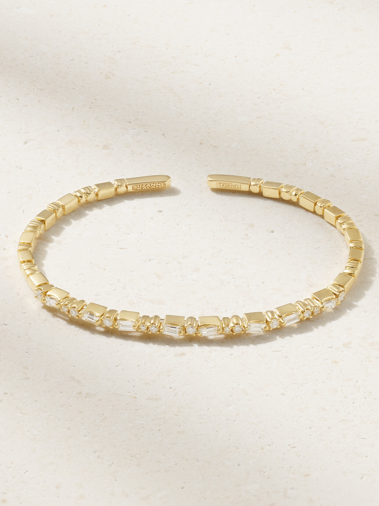 Suzanne Kalan 18-karat  Diamond Cuff