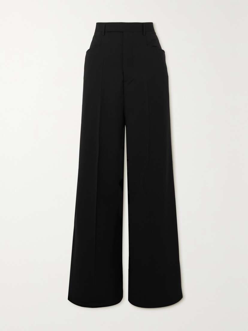 Rick Owens Mastodon Stretch-wool Wide-leg Pants