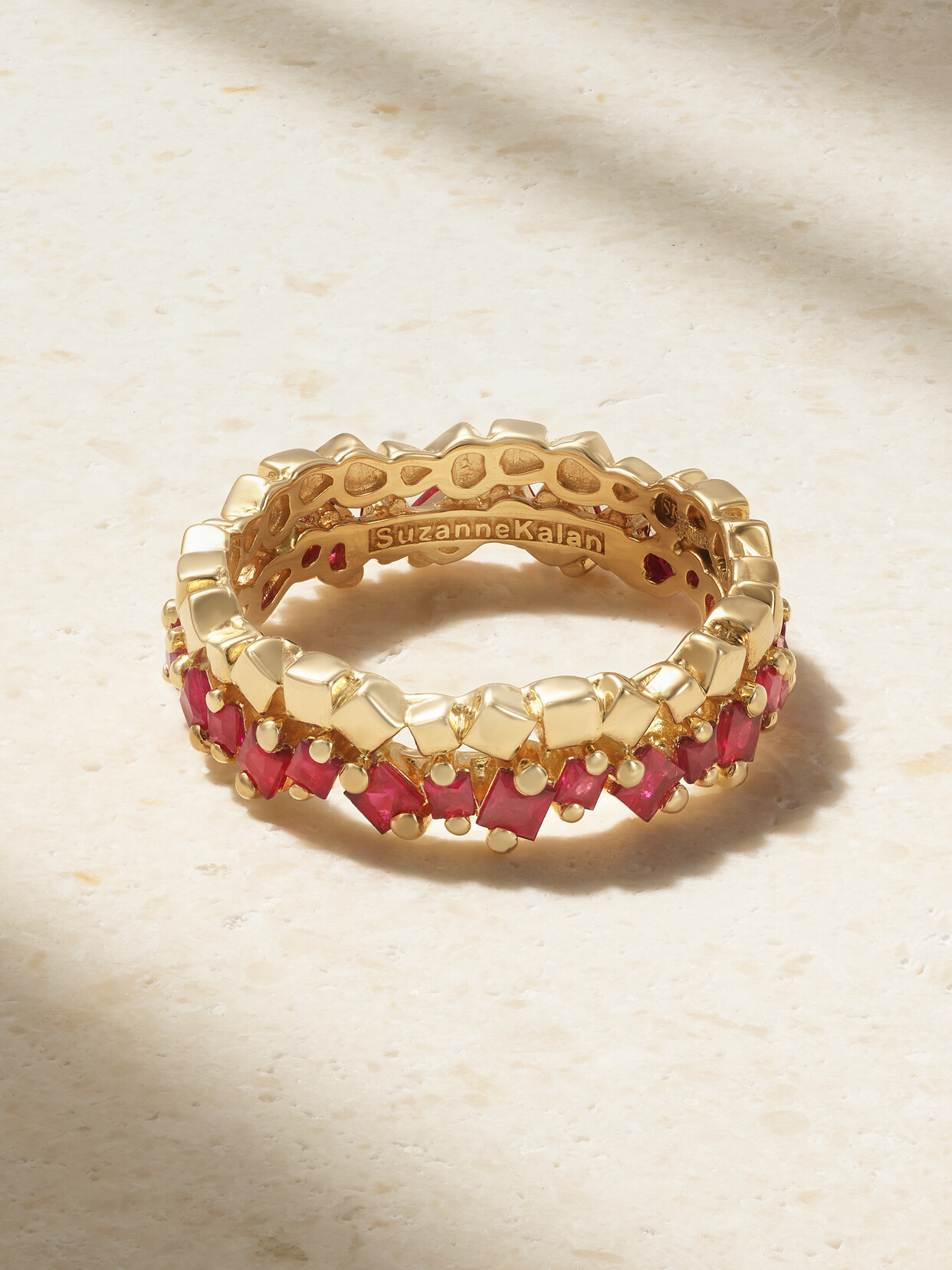 Suzanne Kalan 18-karat Gold Ruby Ring - 7