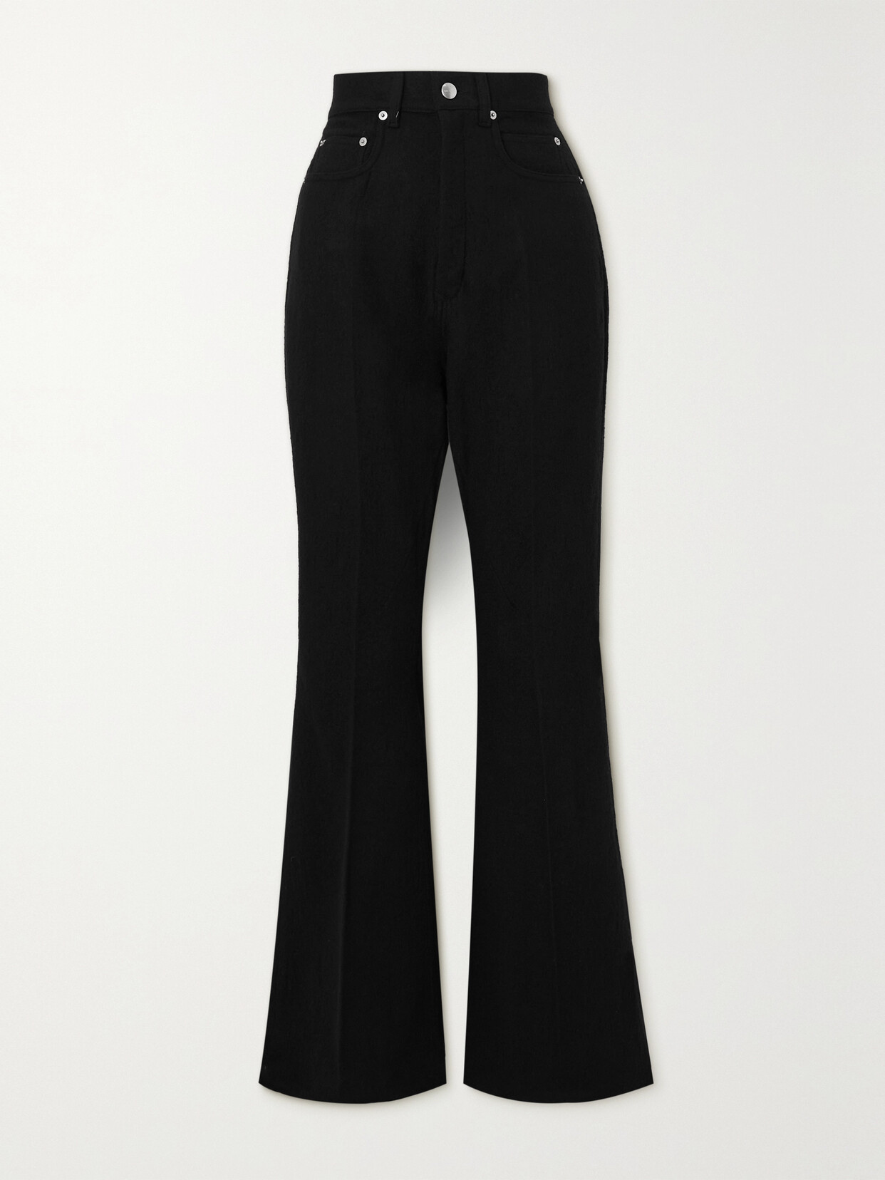 Rick Owens Women's Bolan High-rise Flared Pants In Black