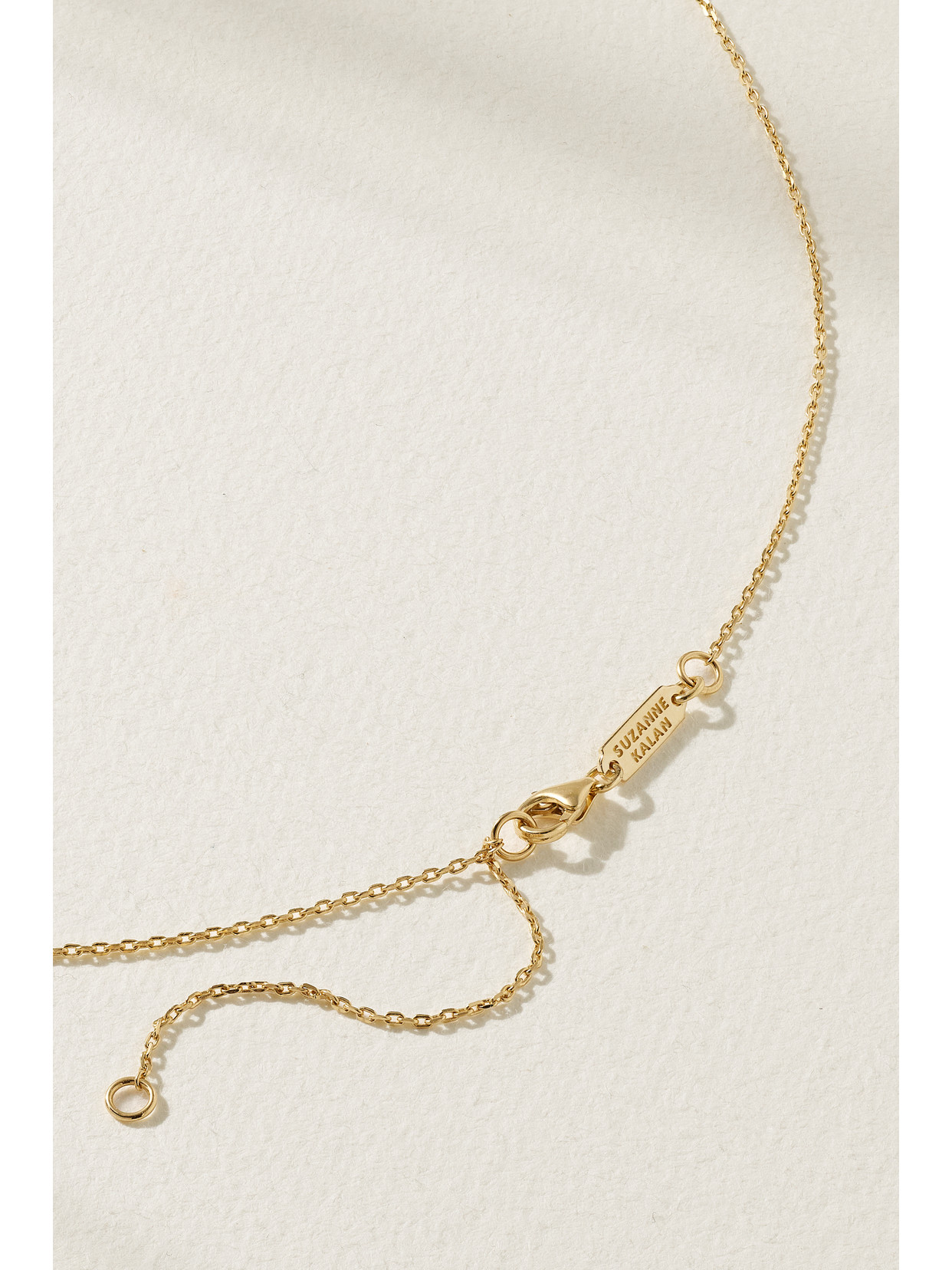 Shop Suzanne Kalan 18-karat Gold Diamond Necklace