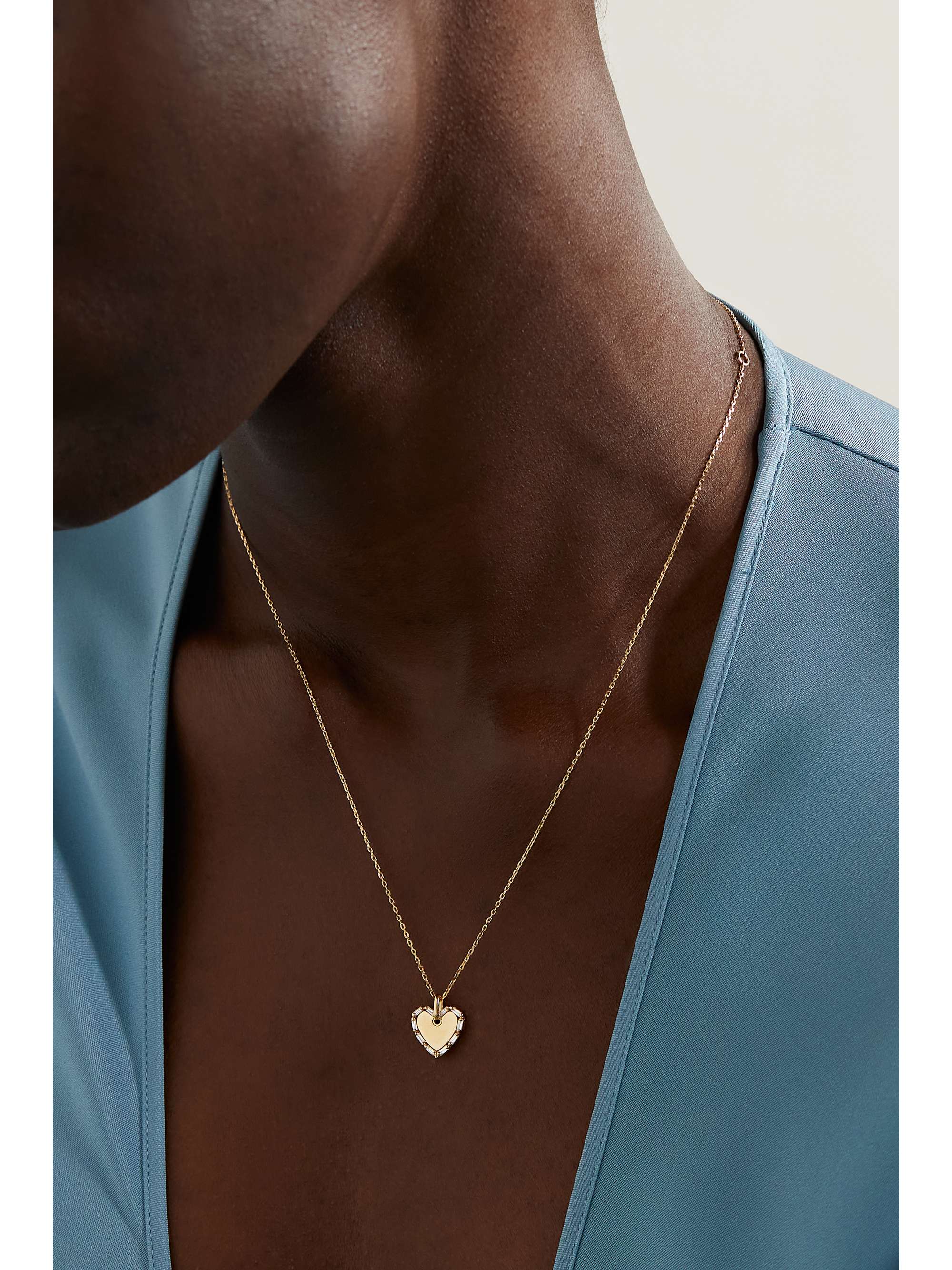 18 karat gold diamond necklace
