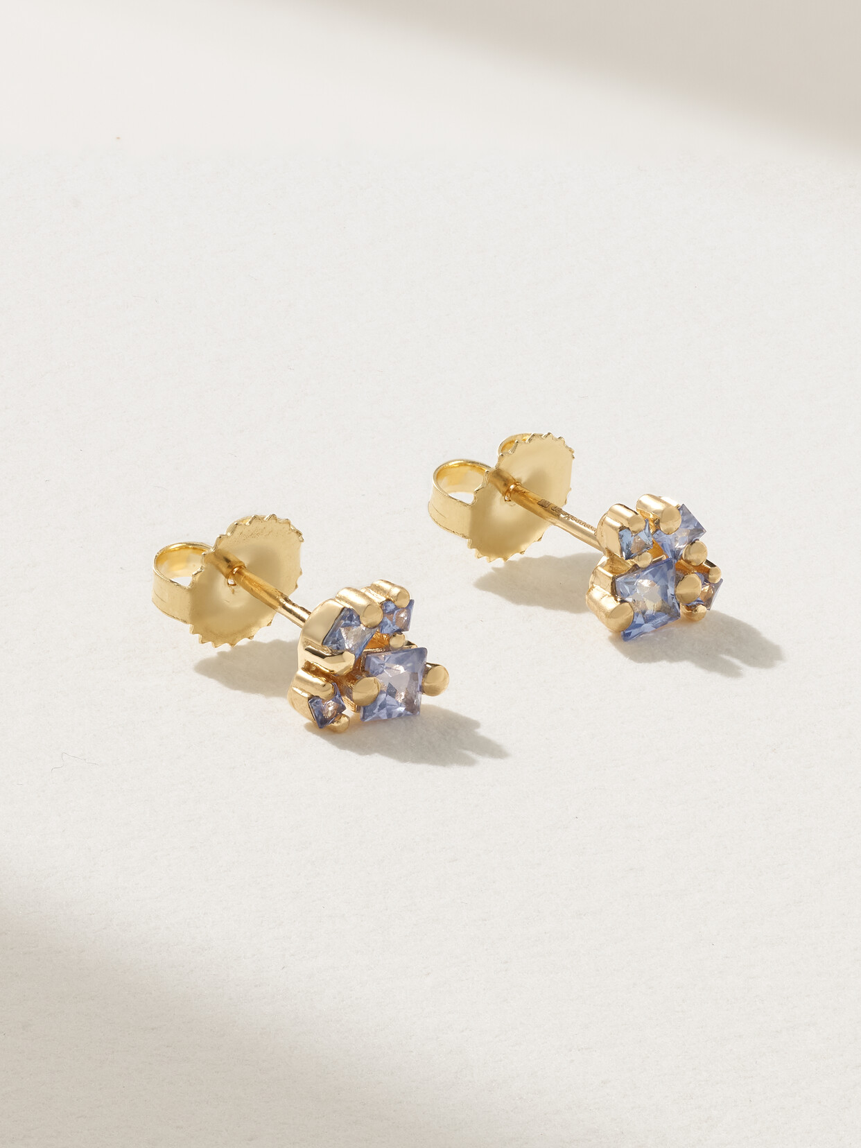 Suzanne Kalan 18-karat Gold Sapphire Earrings