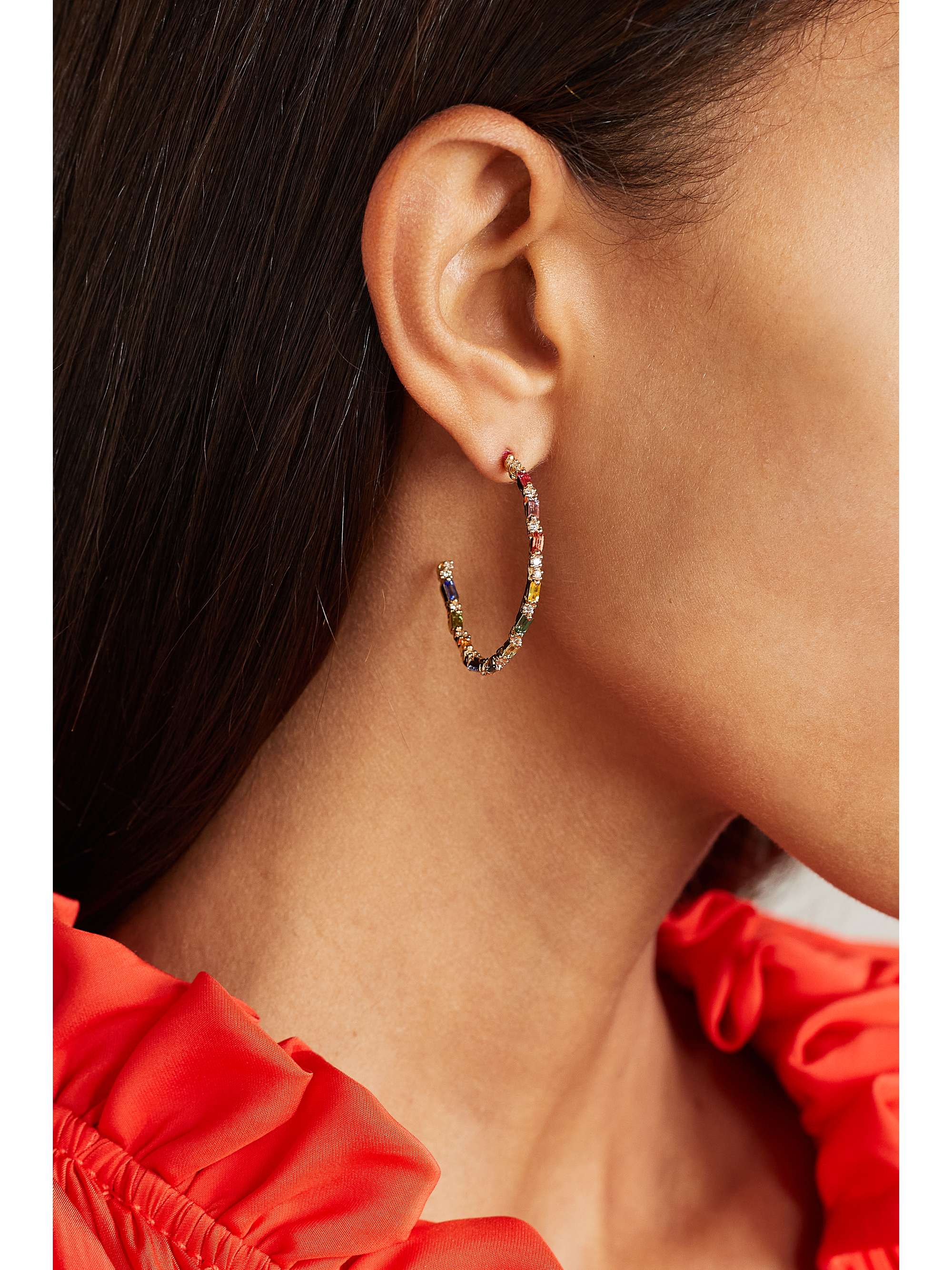 Suzanne kalan hoop earrings Clearance