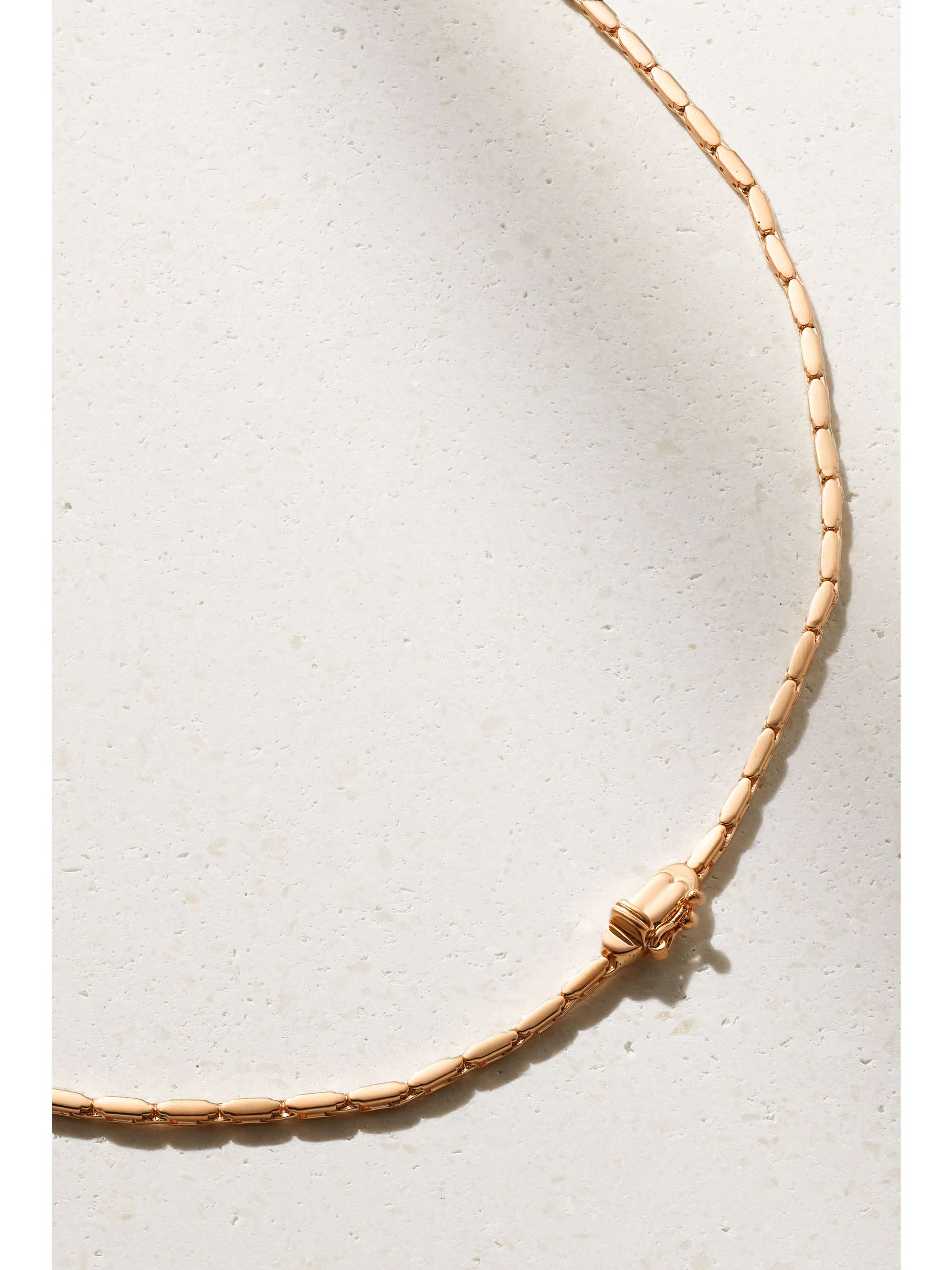 SUZANNE KALAN 18-karat gold sapphire tennis necklace