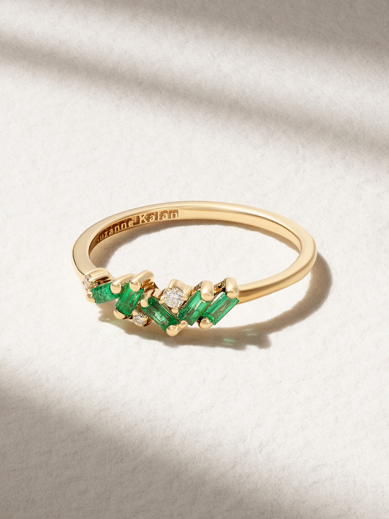 Suzanne Kalan Frenzy 18-karat Gold, Emerald And Diamond Ring