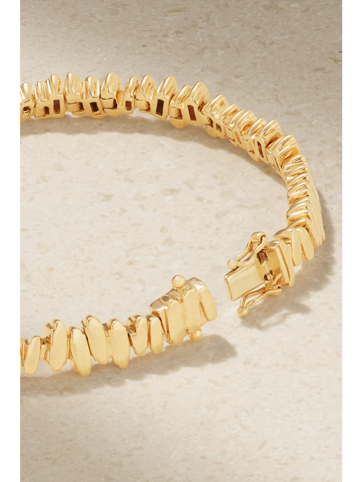 Shop Suzanne Kalan 18-karat Gold Emerald Bracelet