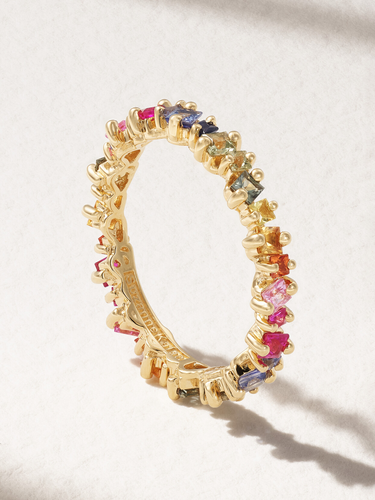 Suzanne Kalan - Eternity 18-karat Gold Sapphire Ring - 7