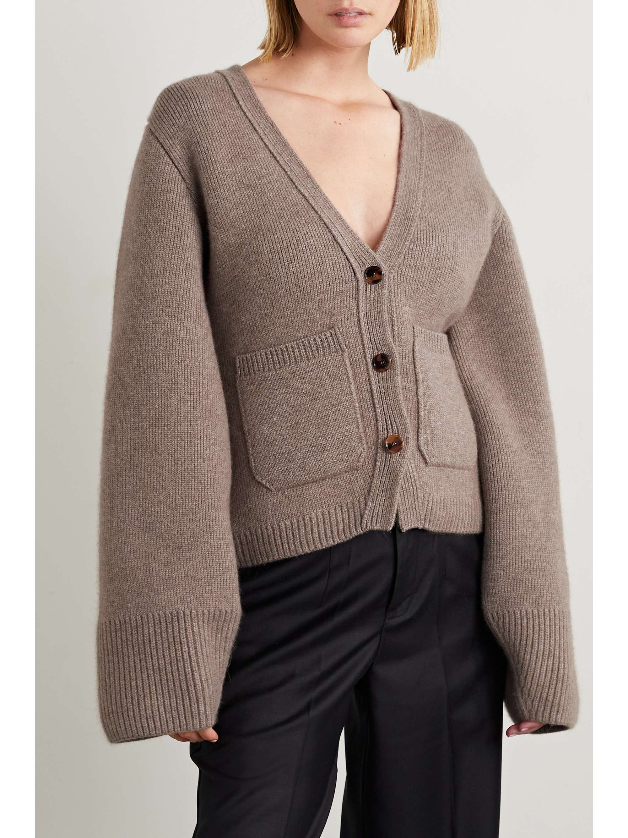 KHAITE Scarlet cashmere cardigan