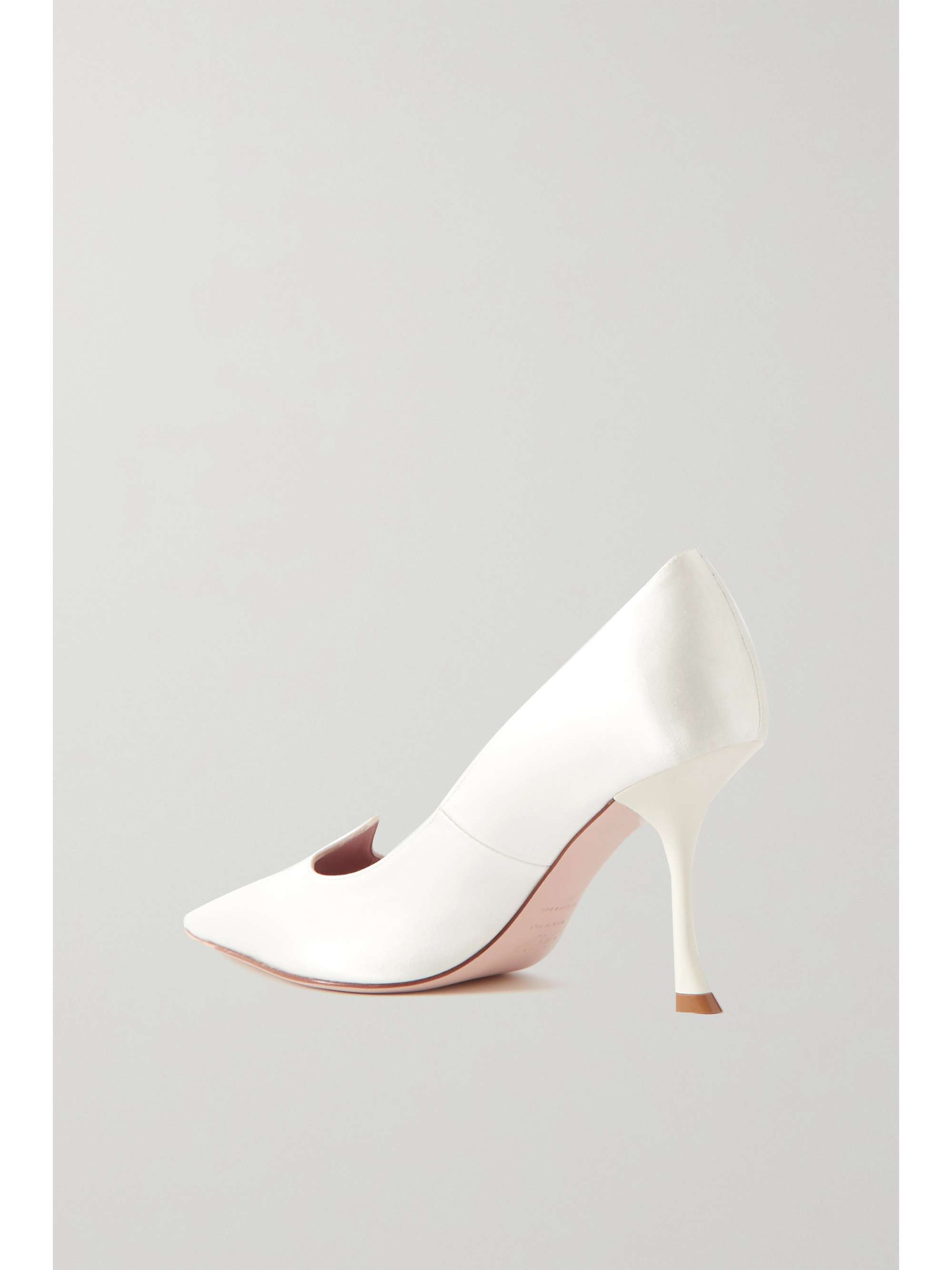 ROGER VIVIER I Love Vivier satin pumps | NET-A-PORTER