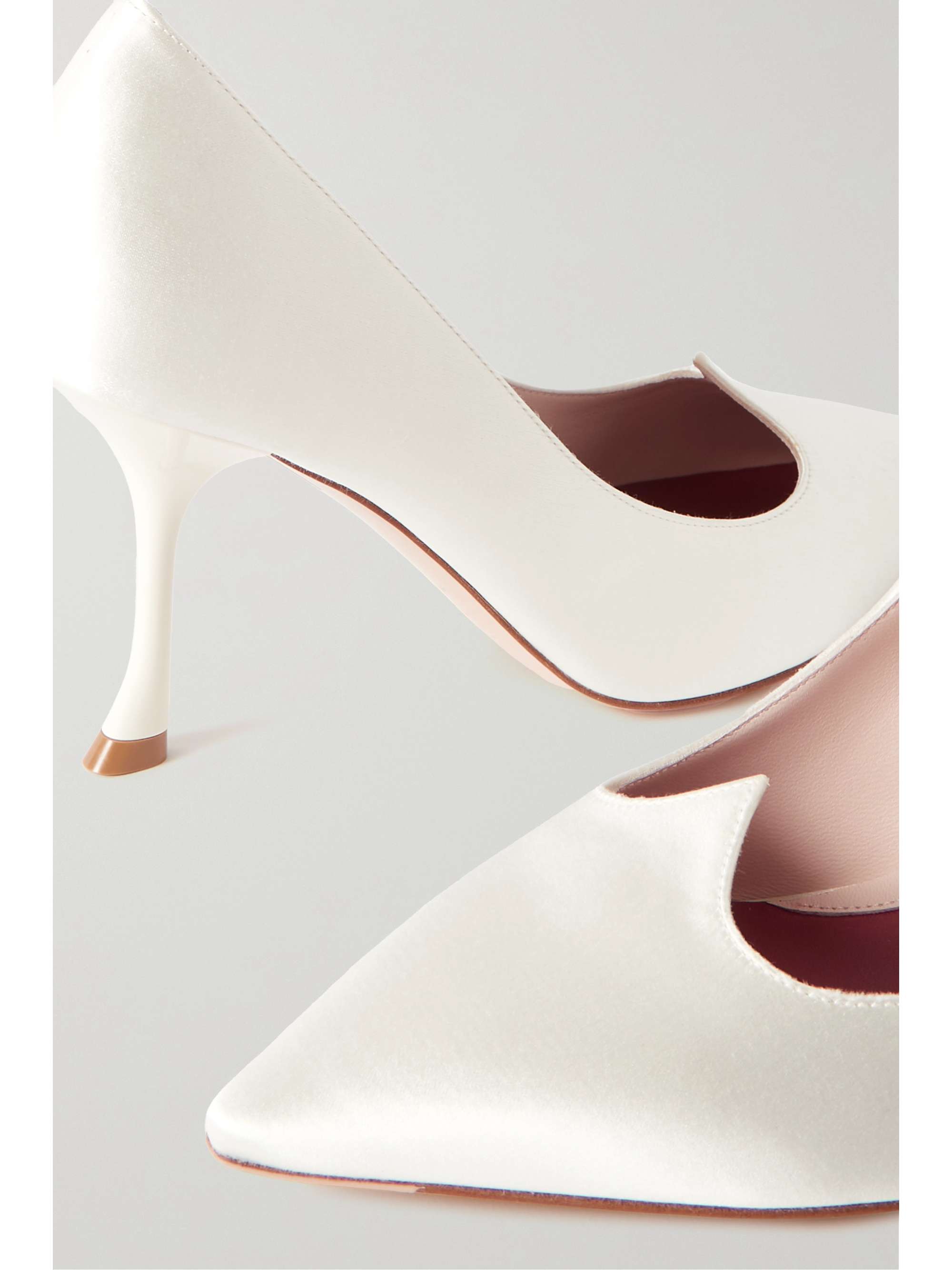 ROGER VIVIER I Love Vivier satin pumps | NET-A-PORTER