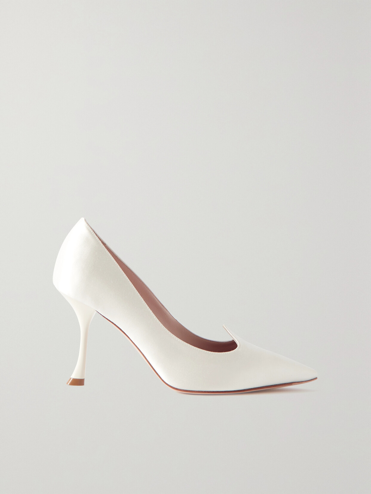 Roger Vivier - I Love Vivier Satin Pumps - Ivory