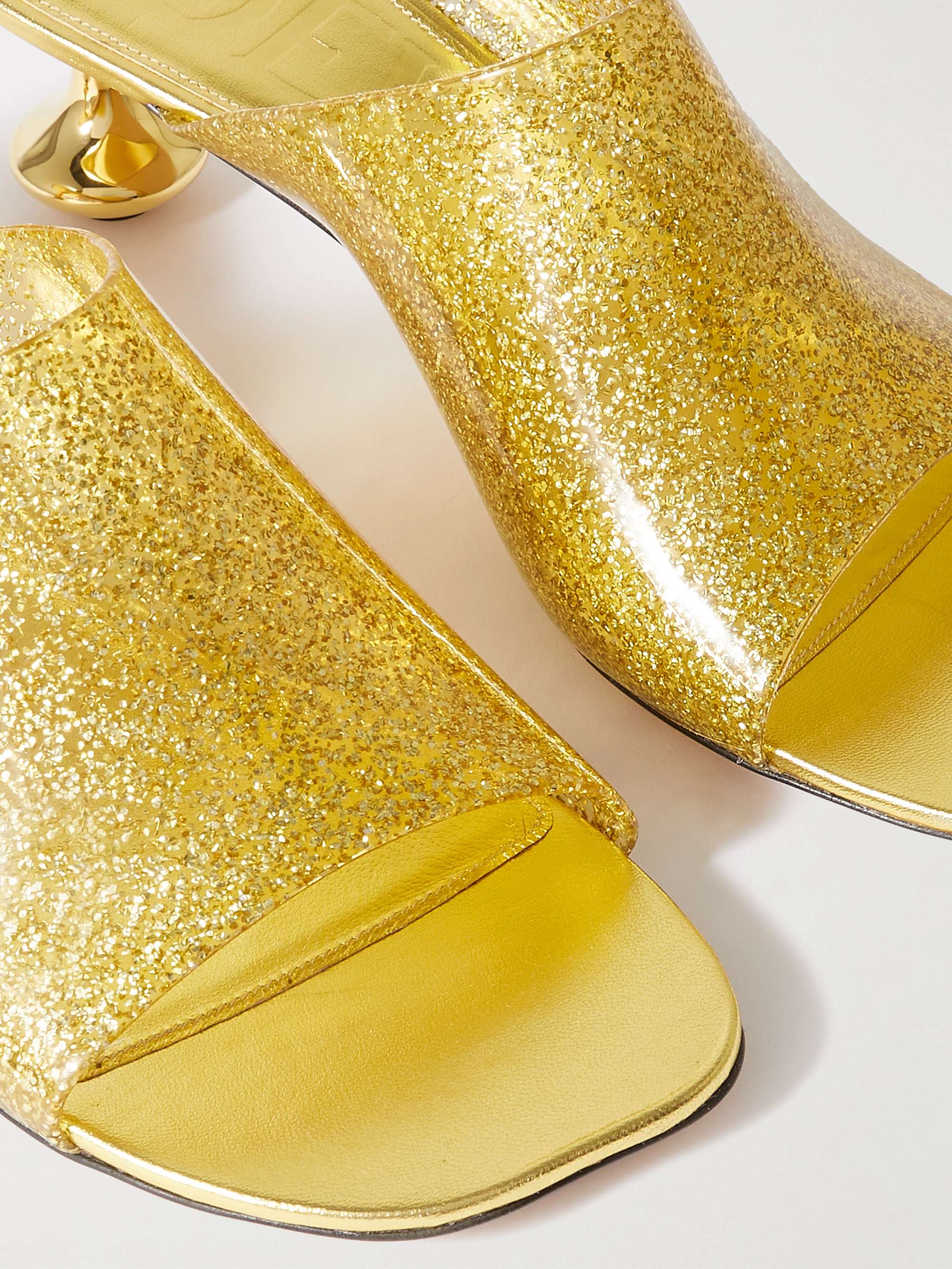 LOEWE + Paula's Ibiza Toy glittered PVC mules