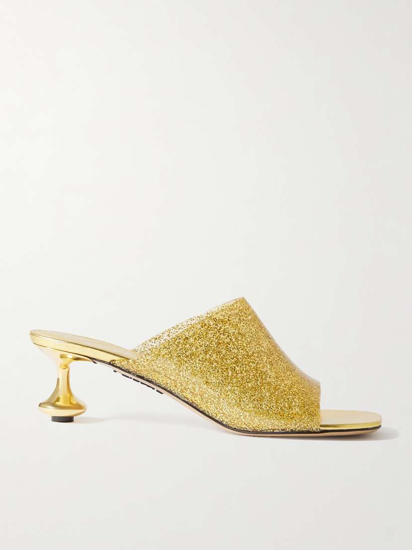 Loewe — + Paula's Ibiza Toy glittered PVC mules