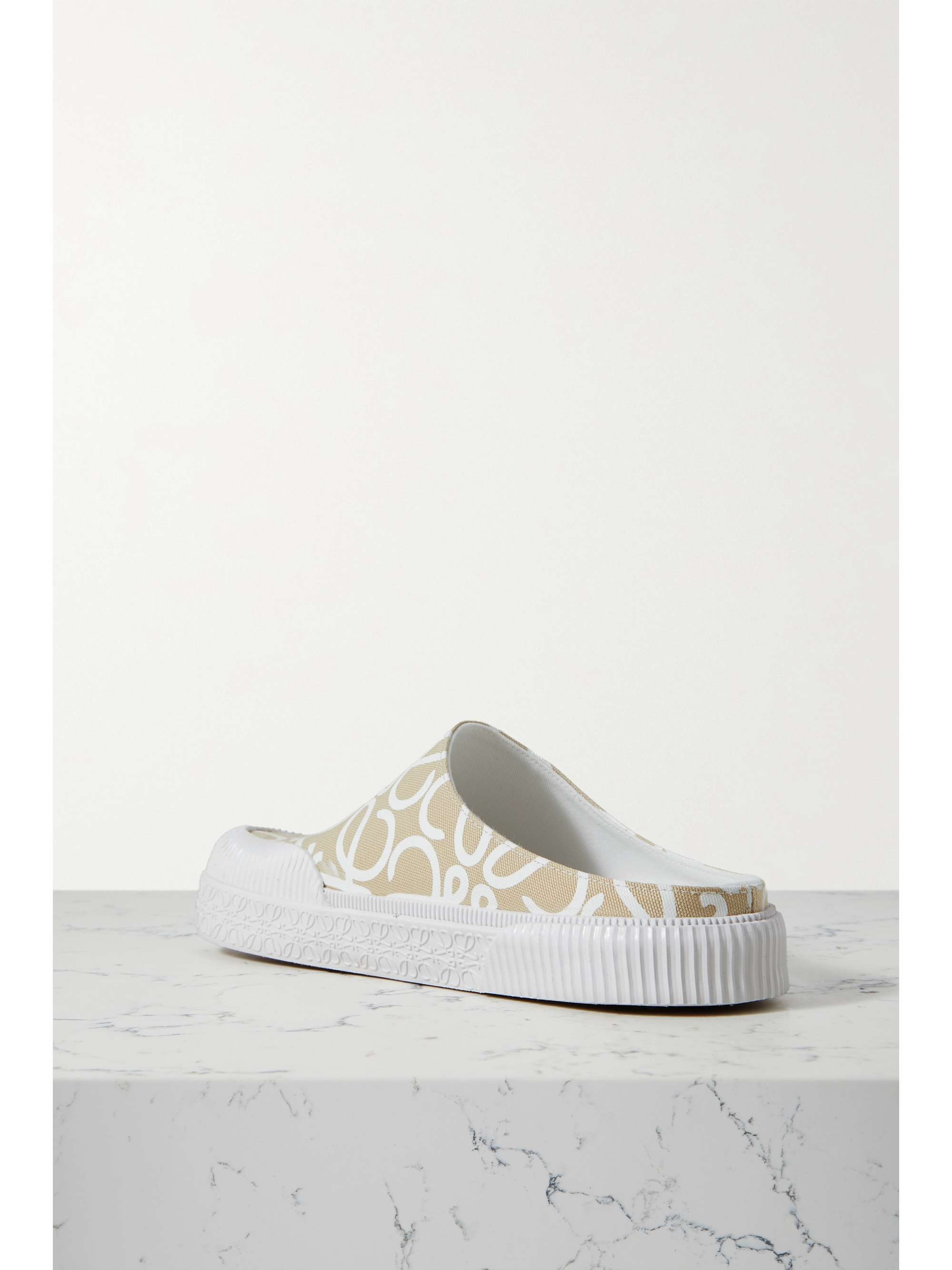 LOEWE + Paula's Ibiza logo-print canvas slip-on sneakers