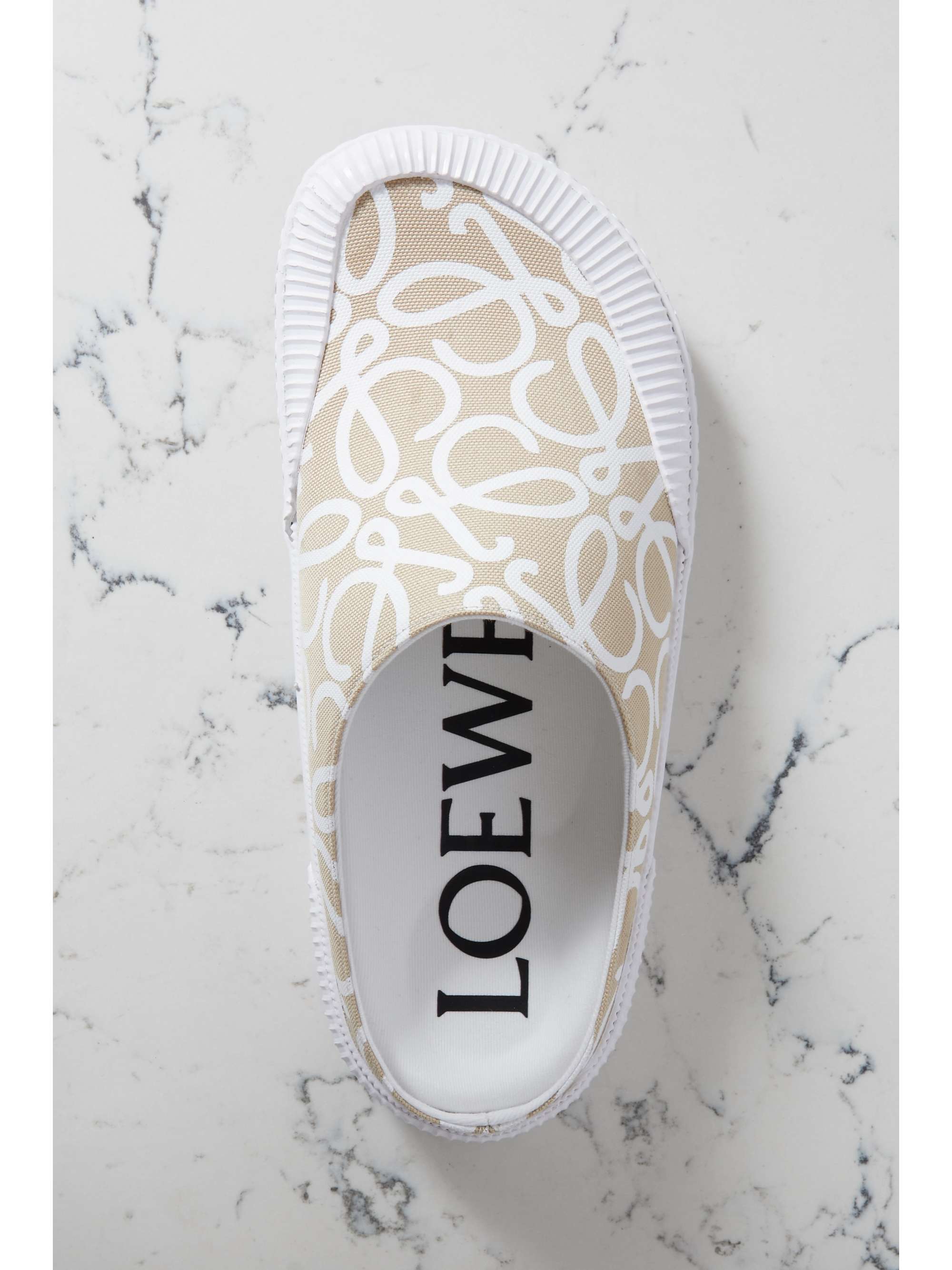 LOEWE + Paula's Ibiza logo-print canvas slip-on sneakers