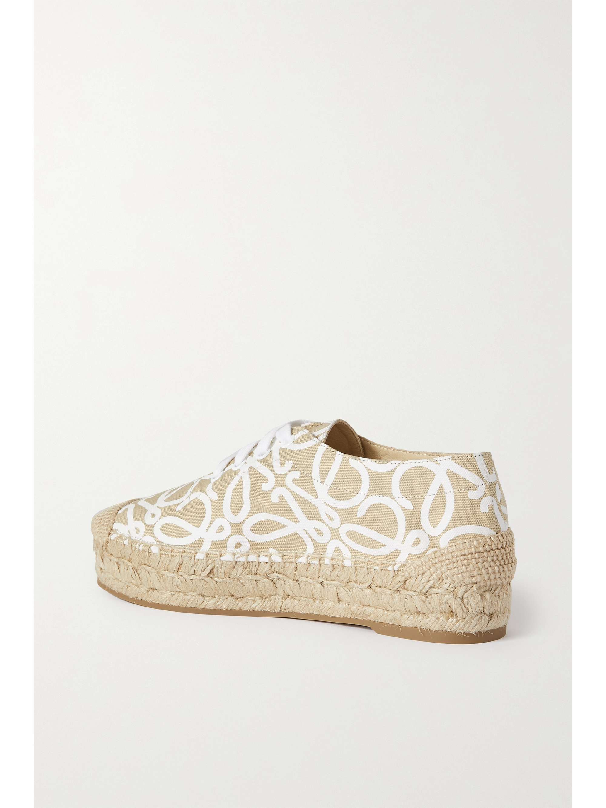 LOEWE + Paula's Solar logoprint canvas espadrille sneakers NET