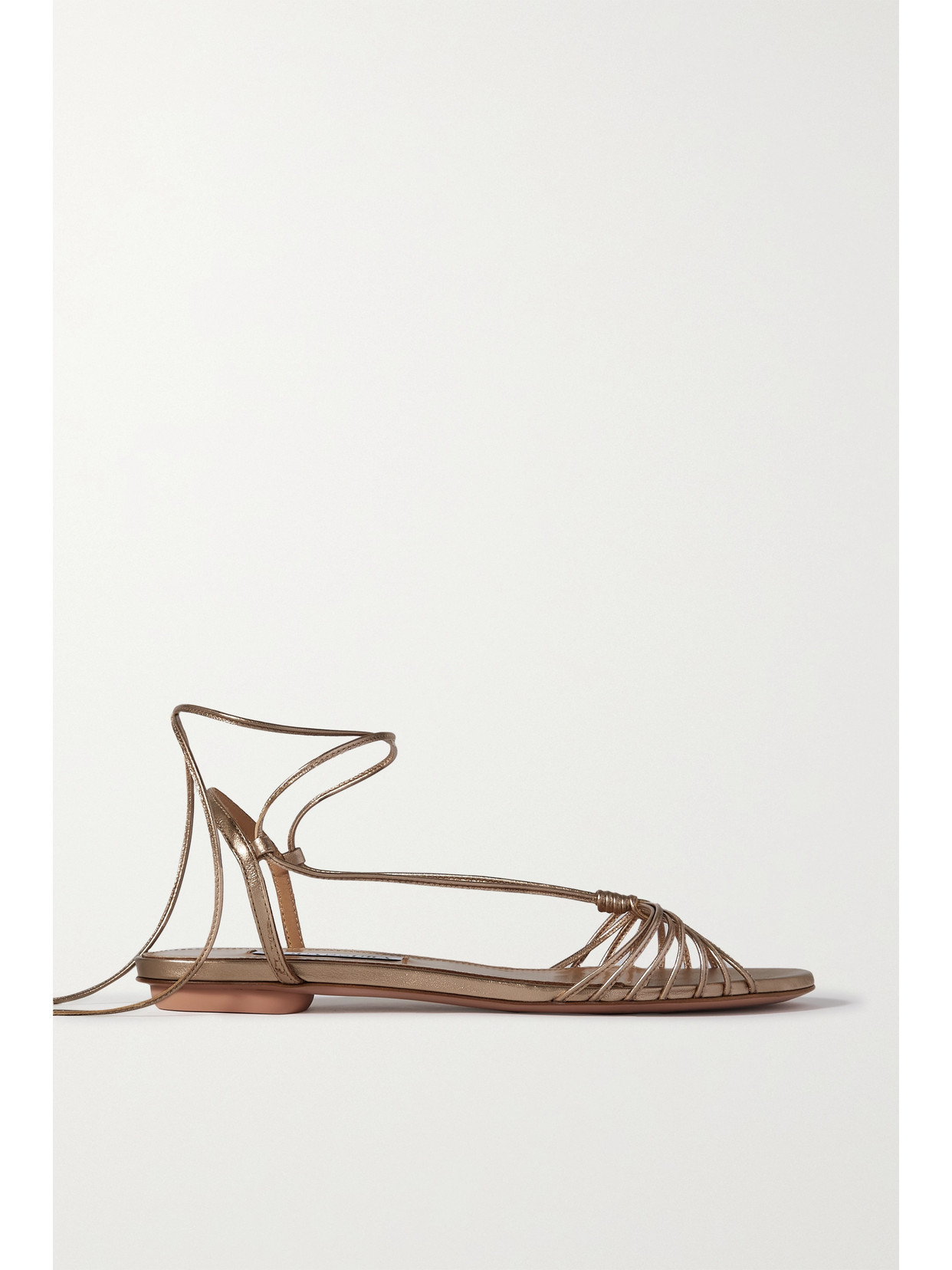 Aquazzura Whisper  Leather Sandals