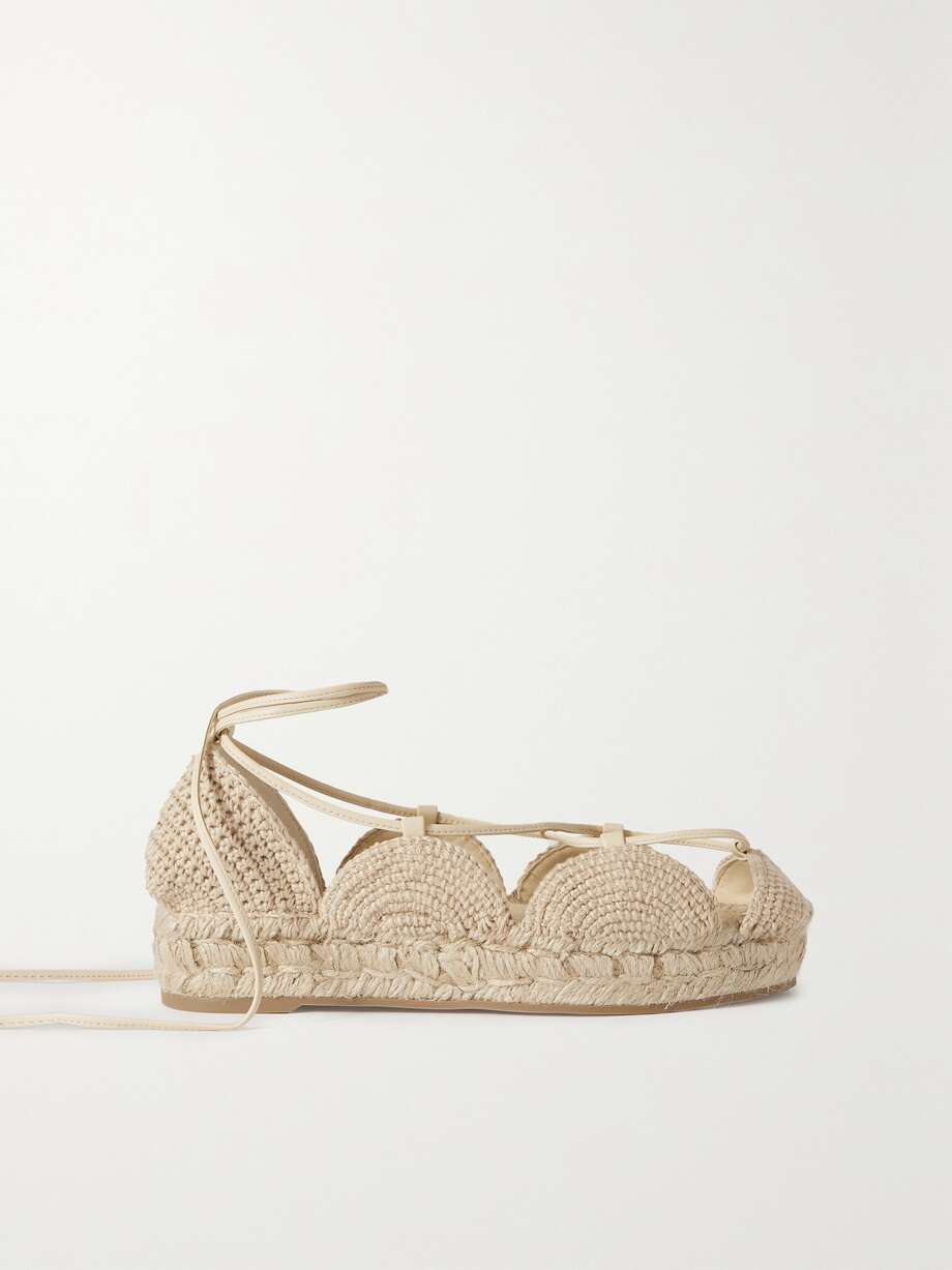 net-a-porter.com | Sandales façon espadrilles