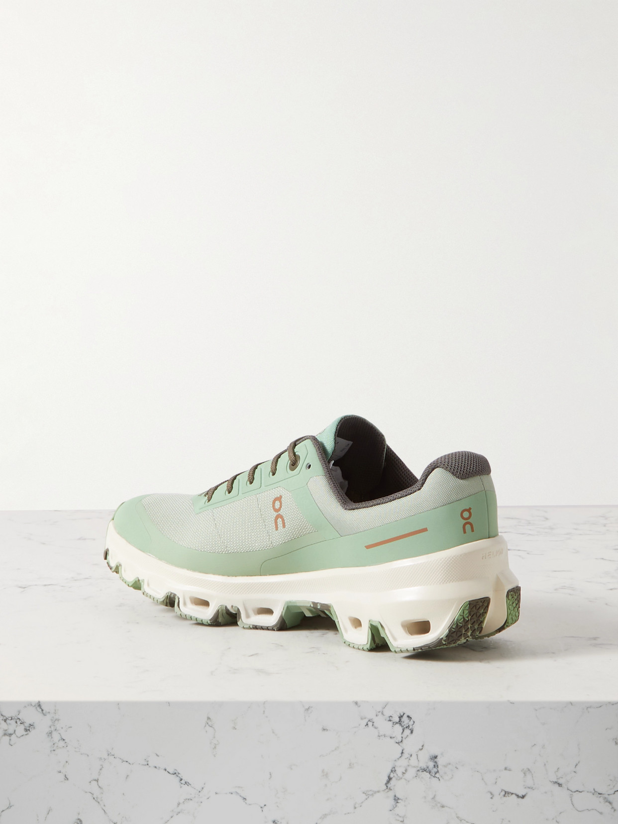 Shop Loewe + On Cloudventure Recycled-canvas And Mesh Sneakers In Green