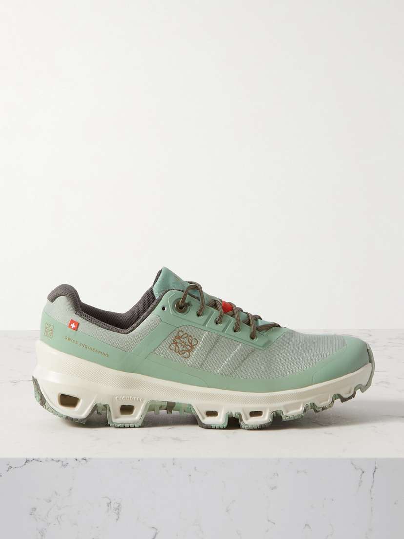 Loewe + On Cloudventure Recycled-canvas And Mesh Sneakers