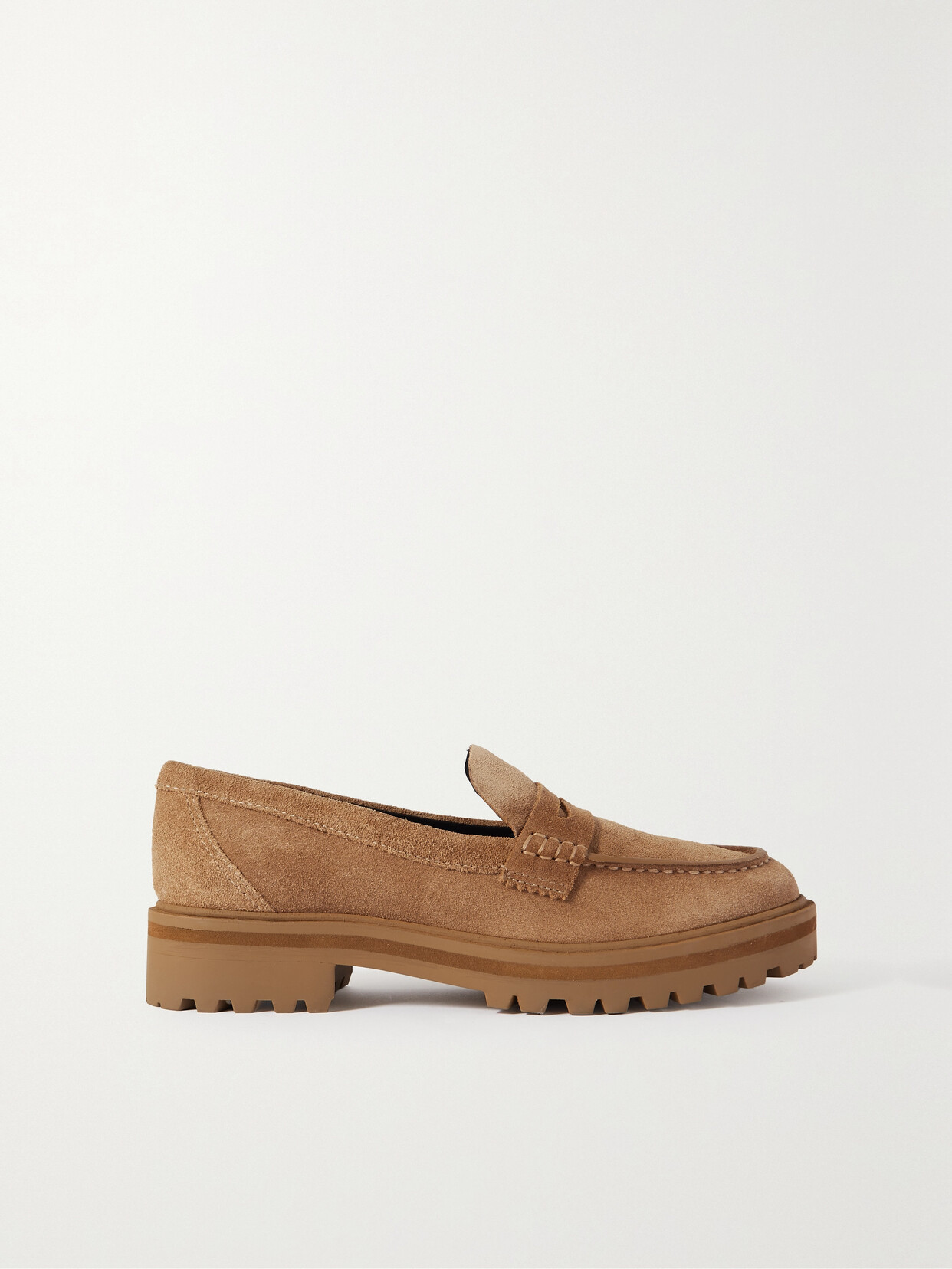 Reformation + Net Sustain Agathea Suede Loafers