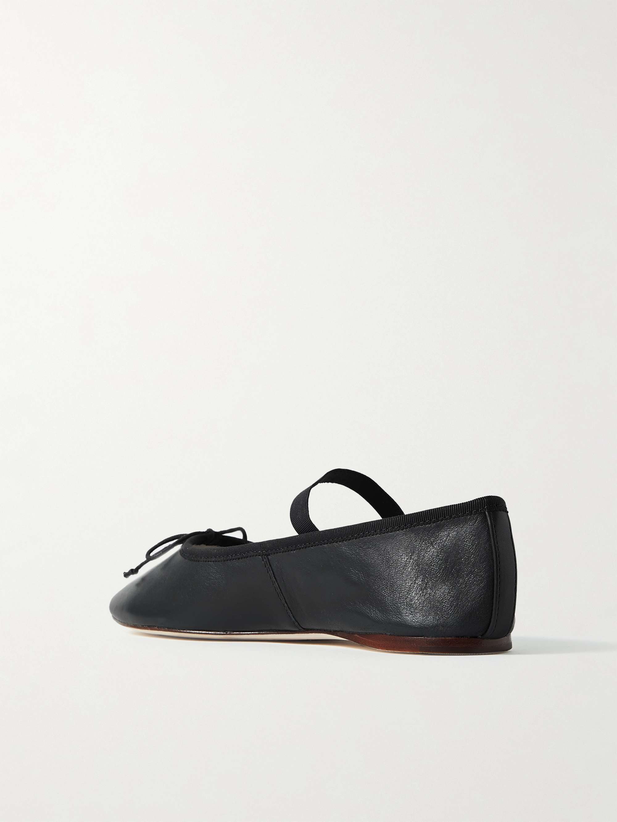 LOEFFLER RANDALL Ballerines en cuir à nœuds Leonie