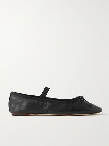 Loeffler Randall Leonie bow-embellished leather flats