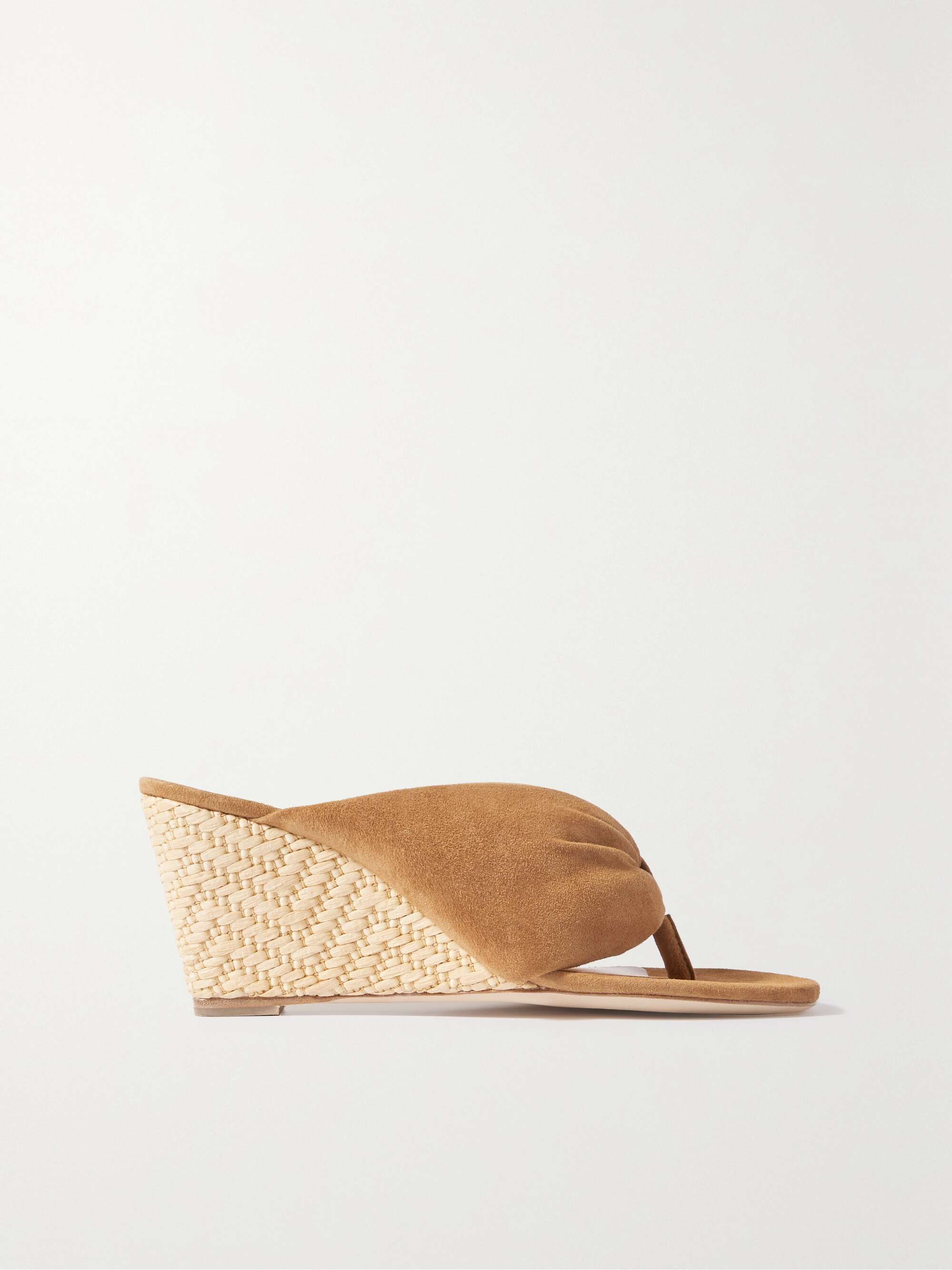 Dahlia suede espadrille wedge sandals