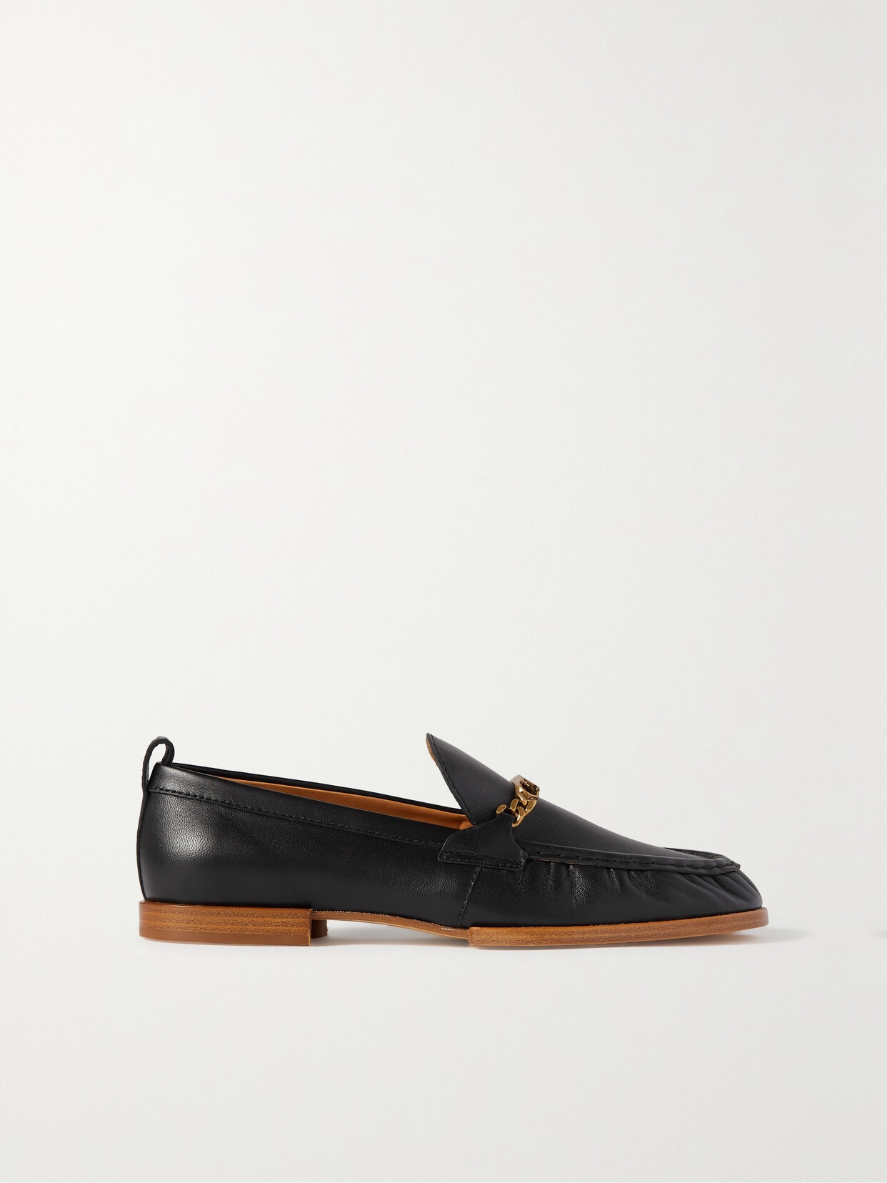 Tod's Embellished Leather Loafers
