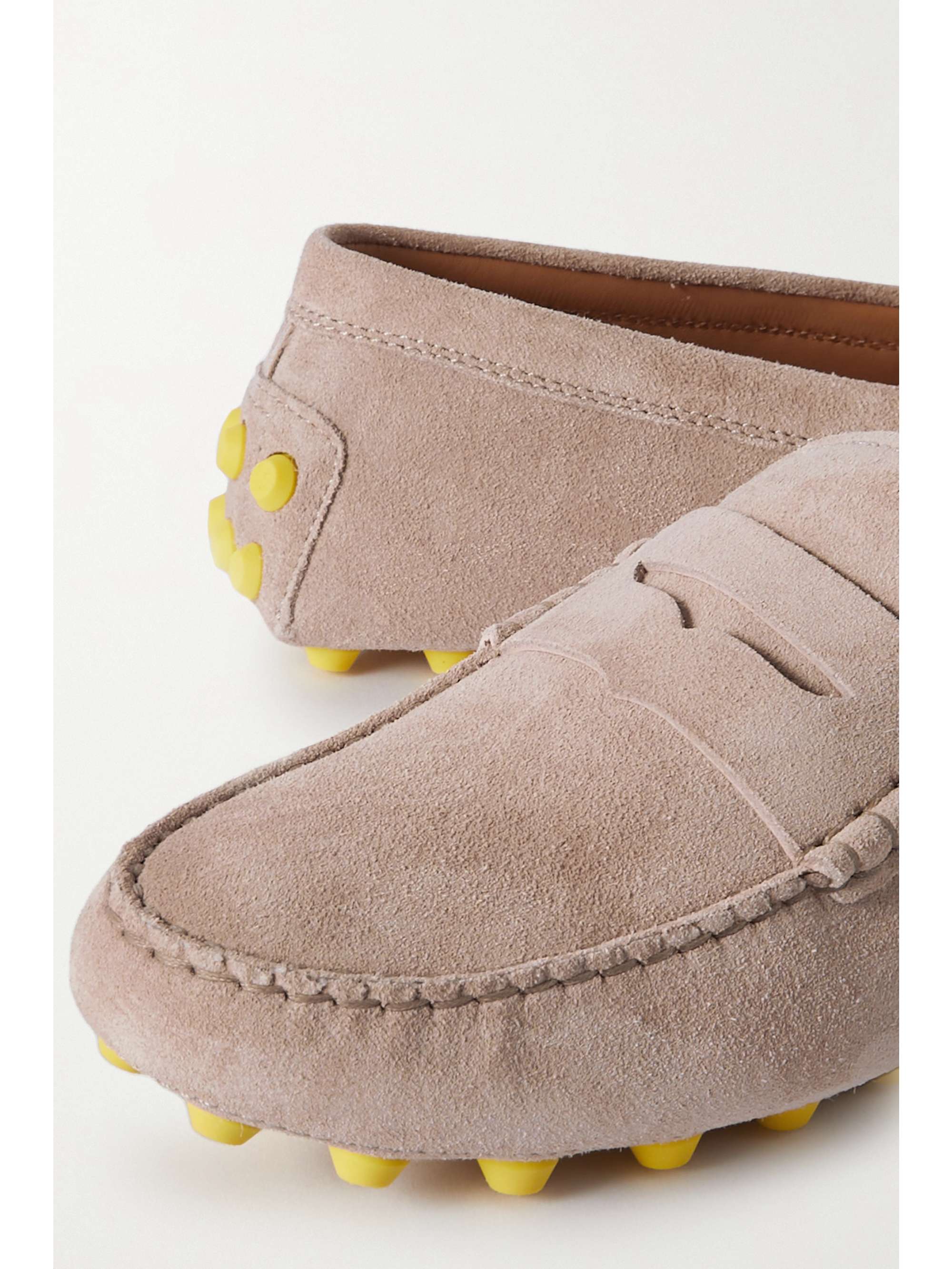 TOD'S Gommino Bubble suede loafers