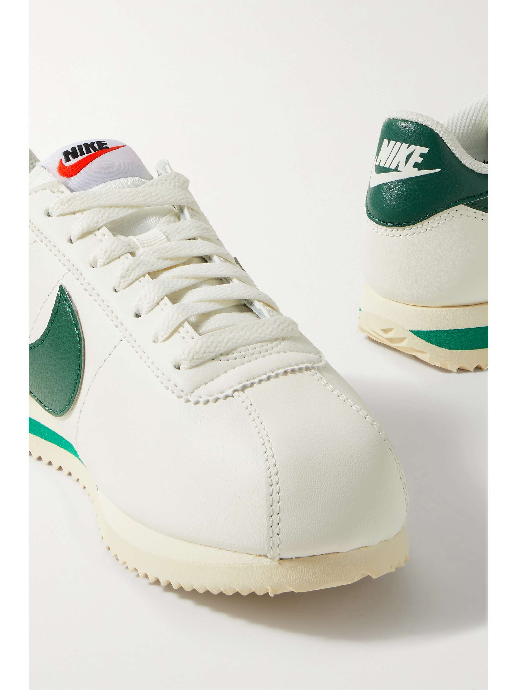 Nike Cortez Black Leather Sneakers - Farfetch