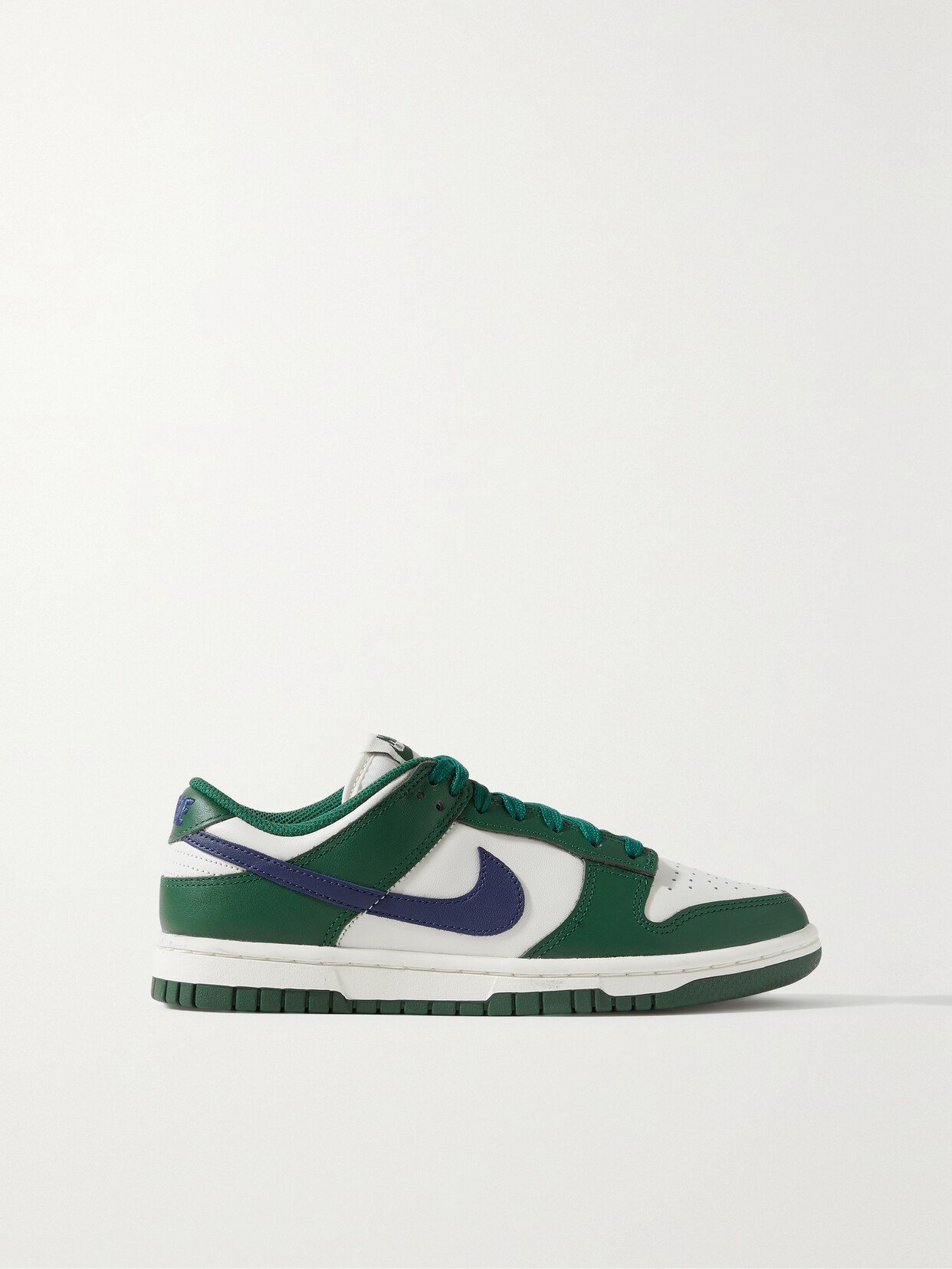 Nike - Dunk Low Leather Sneakers - Green