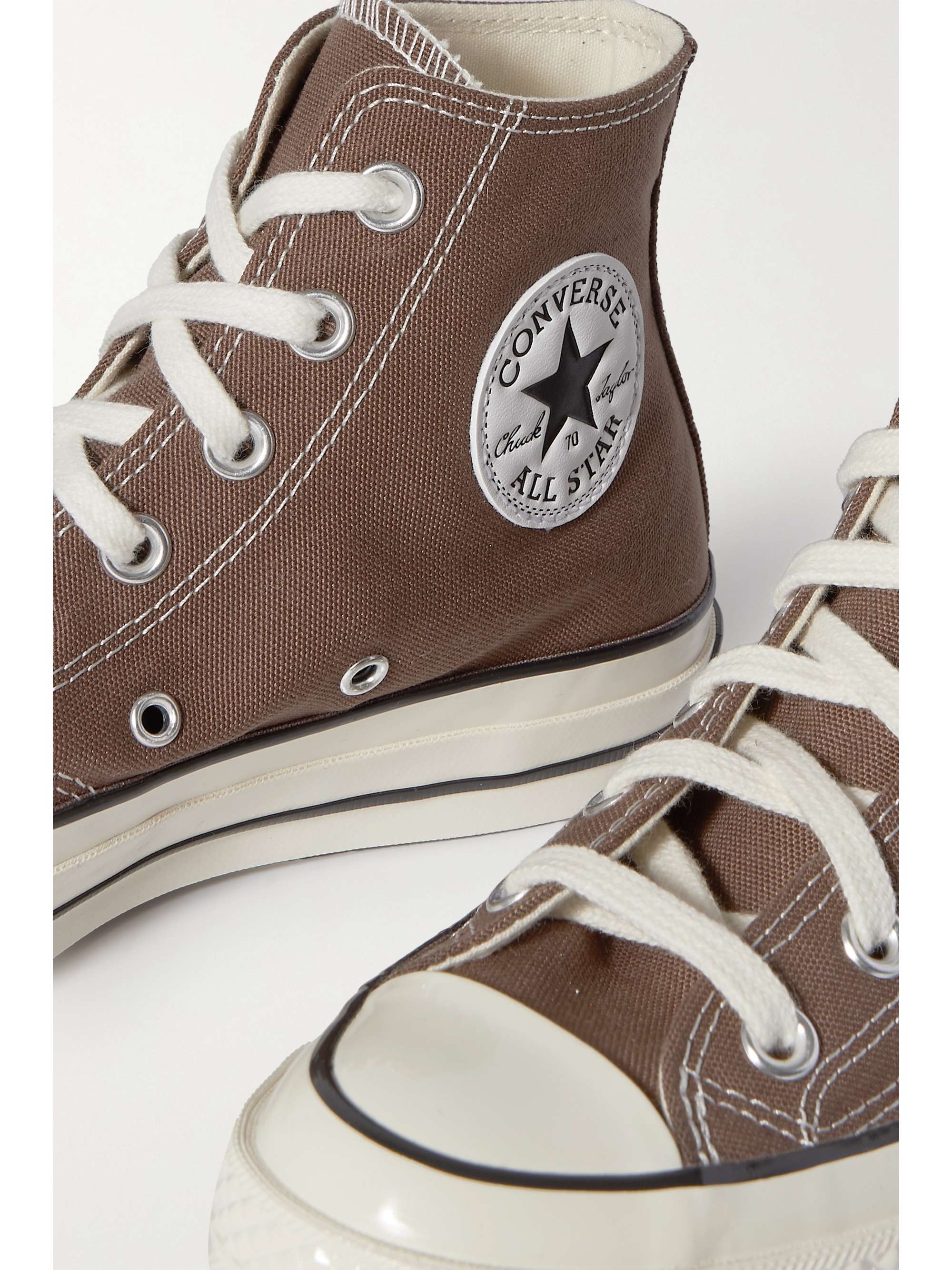 delvist skøn Gendanne CONVERSE Chuck 70 canvas high-top sneakers | NET-A-PORTER