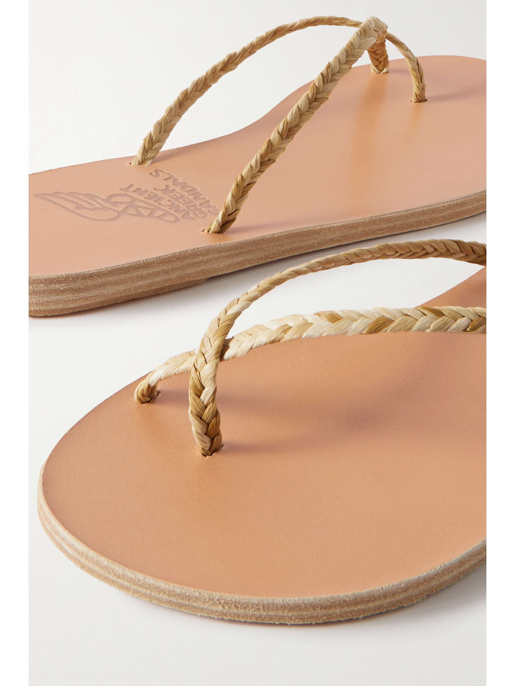 ANCIENT GREEK SANDALS Raffia sandals