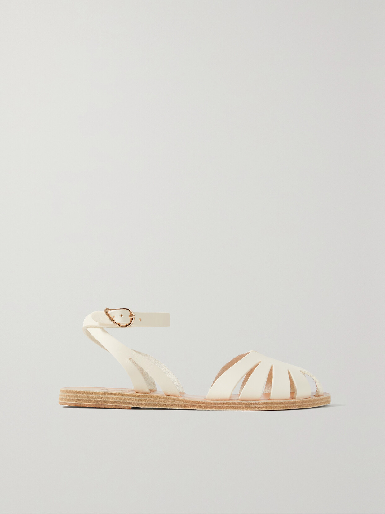 Ancient Greek Sandals Aella Leather Sandals - Off-white