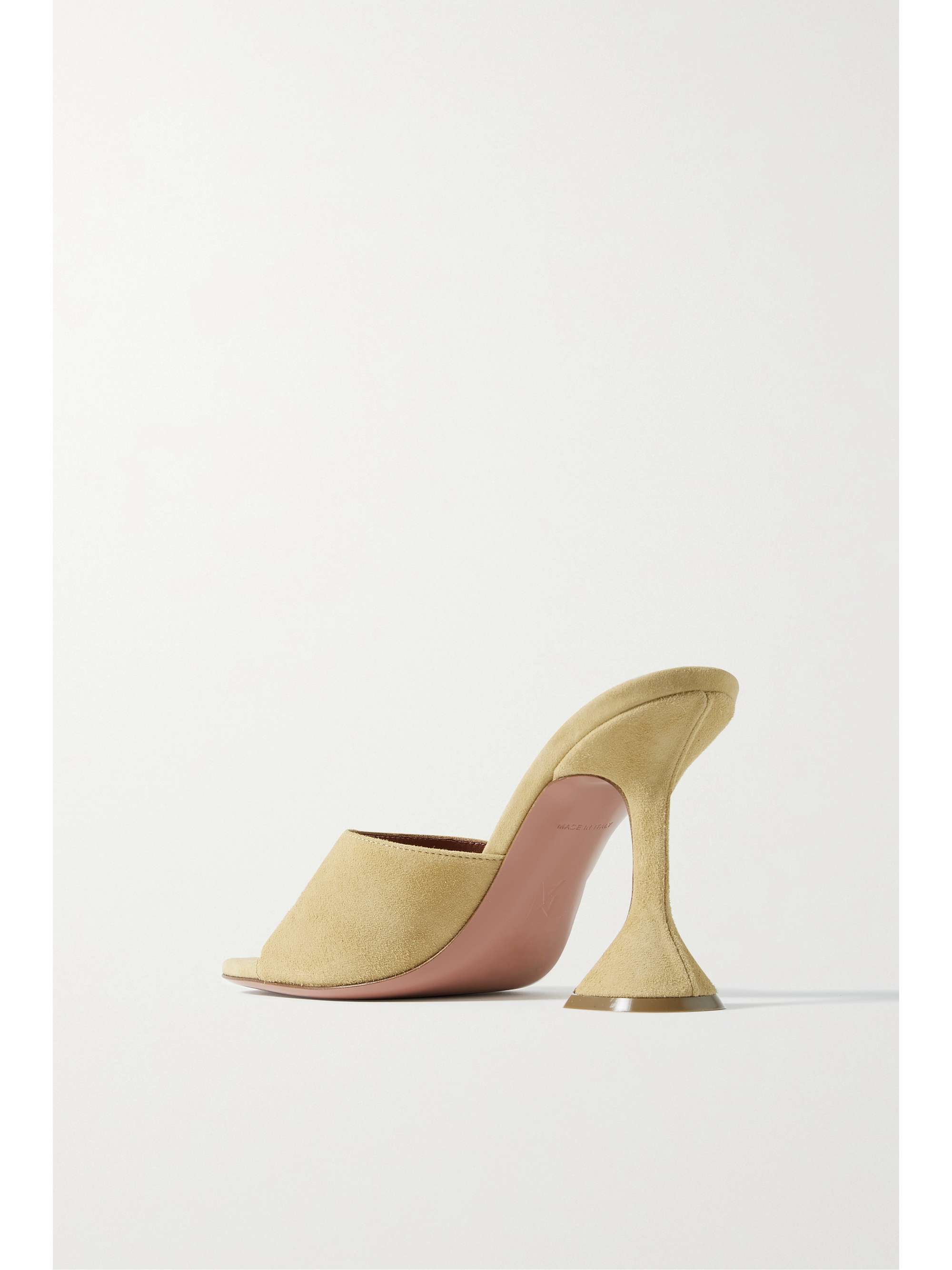 AMINA MUADDI Lupita suede mules | NET-A-PORTER