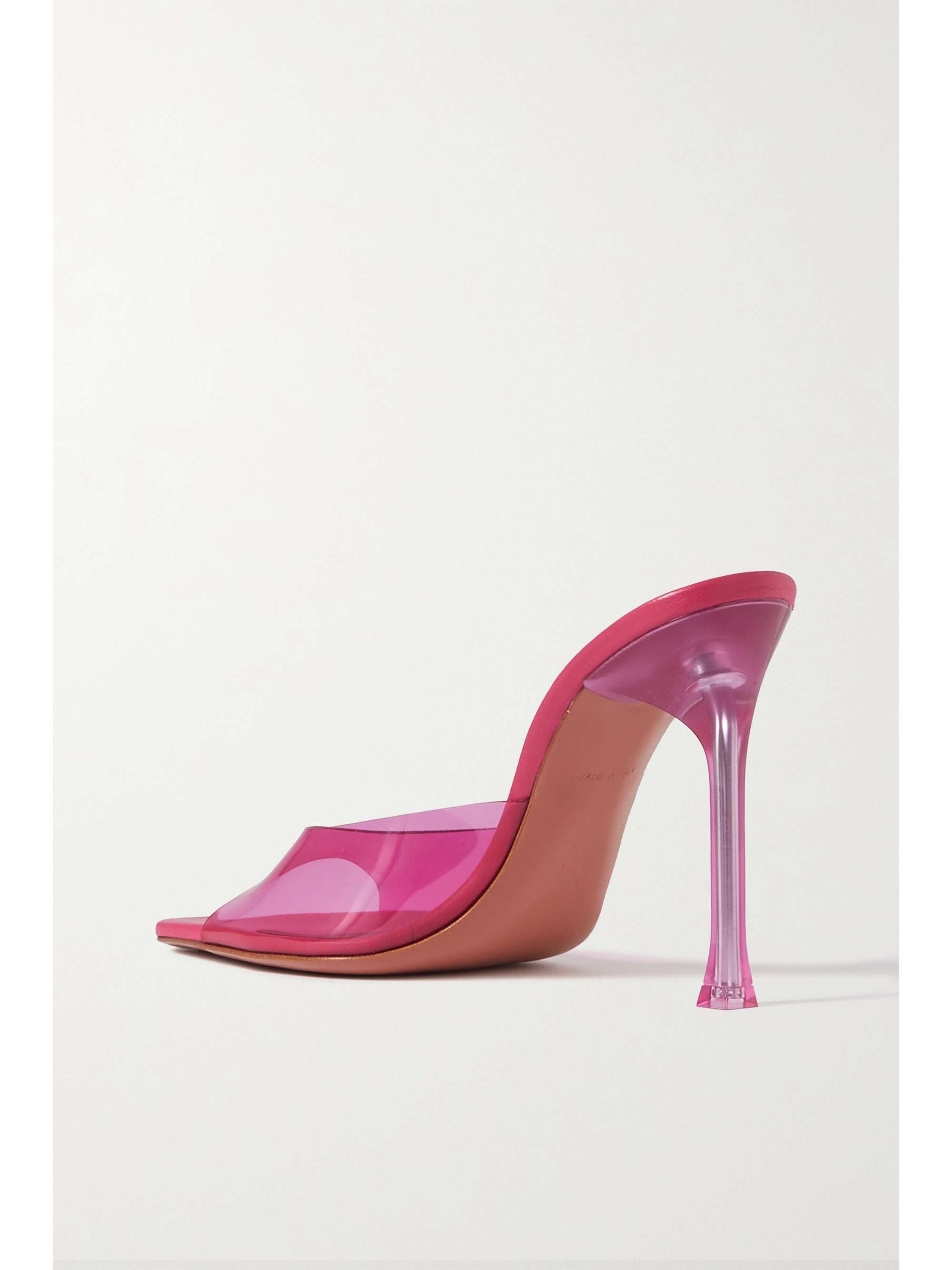 AMINA MUADDI Alexa PVC mules | NET-A-PORTER