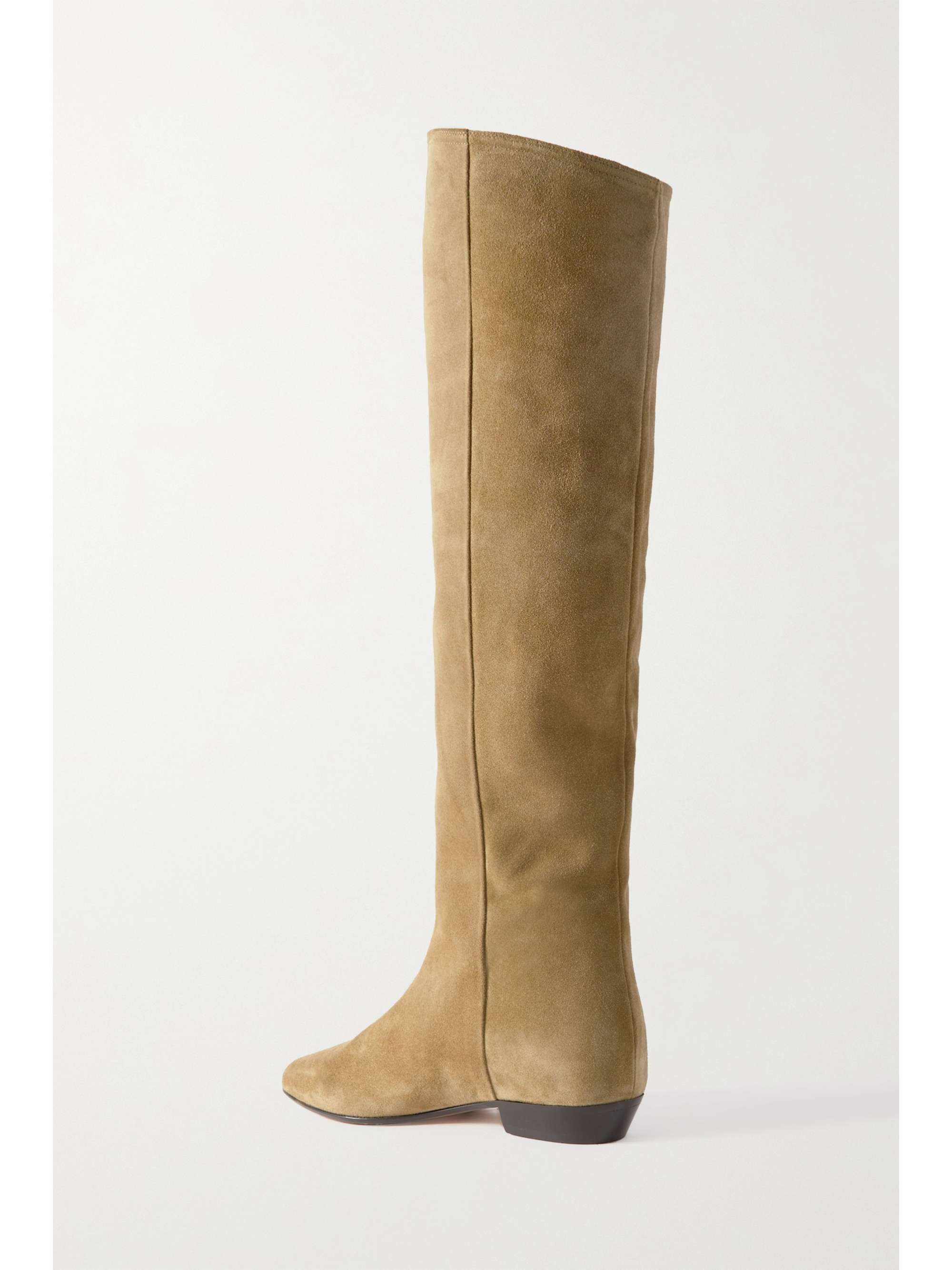 ISABEL Skarlet suede knee boots